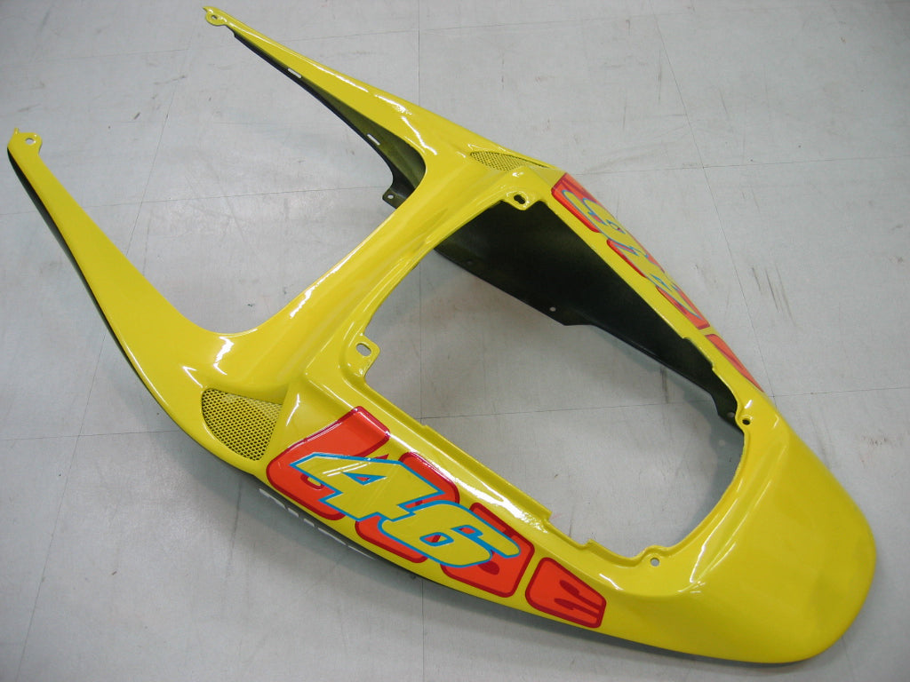 Fairings 2005-2006 Honda CBR 600 RR Yellow Black Valentino Rossi Generic