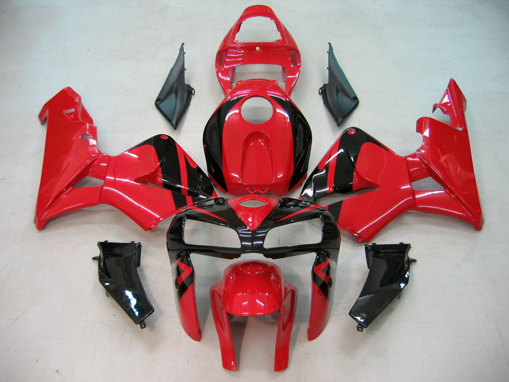 페어링 2005-2006 Honda CBR 600 RR 레드 & 블랙 CBR Honda 제네릭