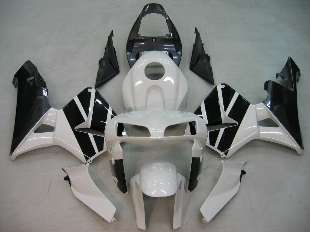 Carenados 2005-2006 Honda CBR 600 RR blanco y negro CBR genérico