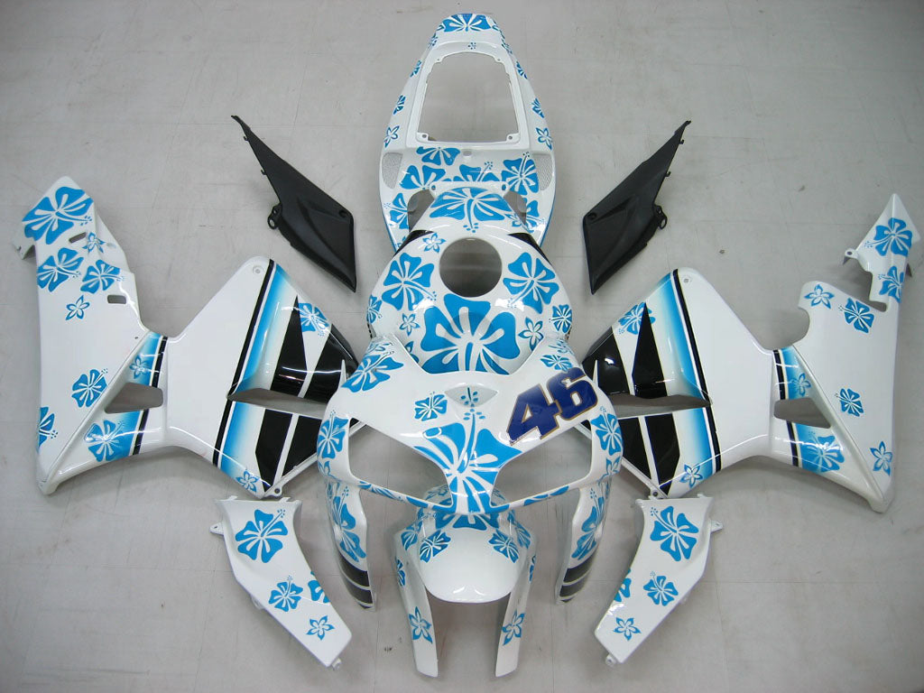 Carenados 2005-2006 Honda CBR 600 RR Multicolor Azzurro Floral Genérico