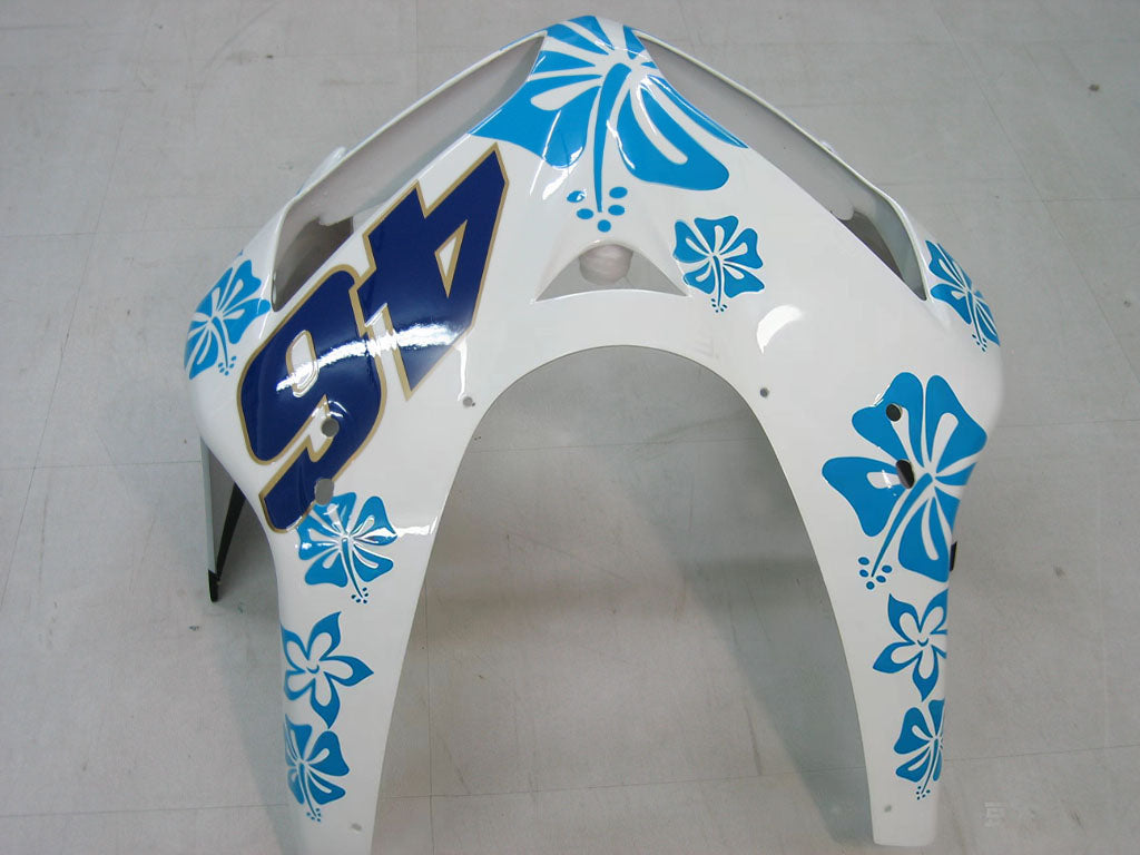 Carenados 2005-2006 Honda CBR 600 RR Multicolor Azzurro Floral Genérico