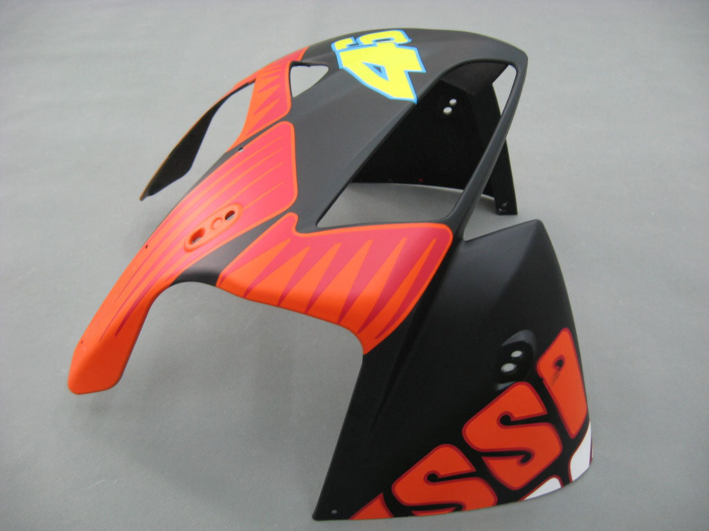 Fairings 2005-2006 Honda CBR 600 RR Black Matte Valentino Rossi Generic