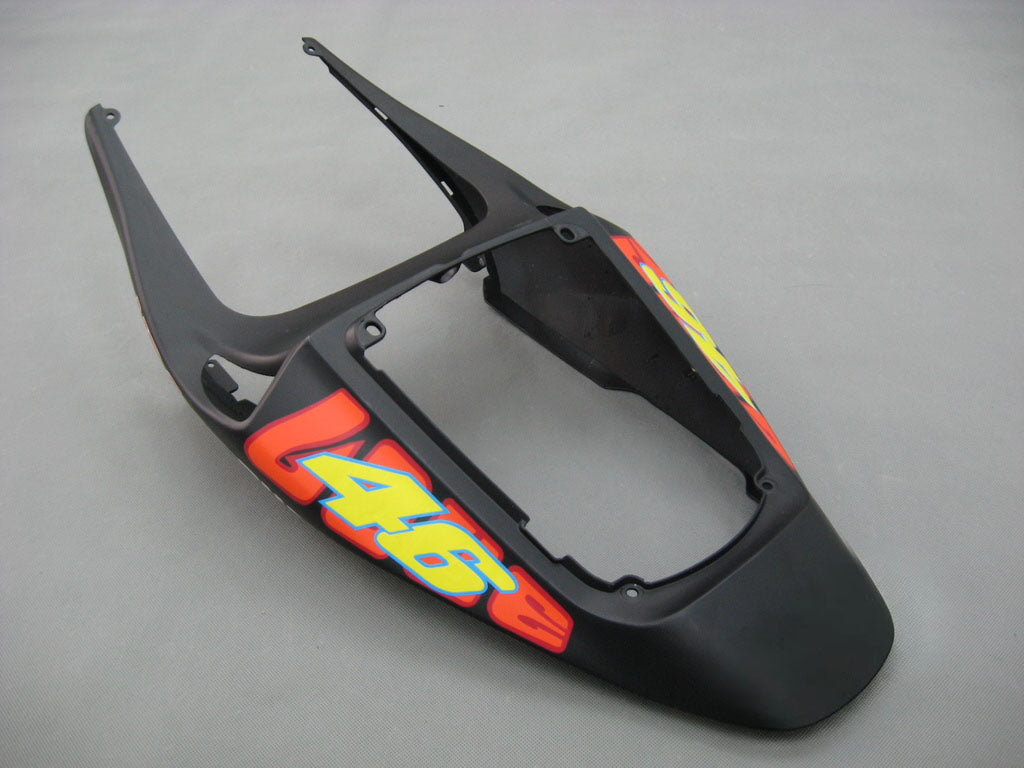 Fairings 2005-2006 Honda CBR 600 RR Black Matte Valentino Rossi Generic