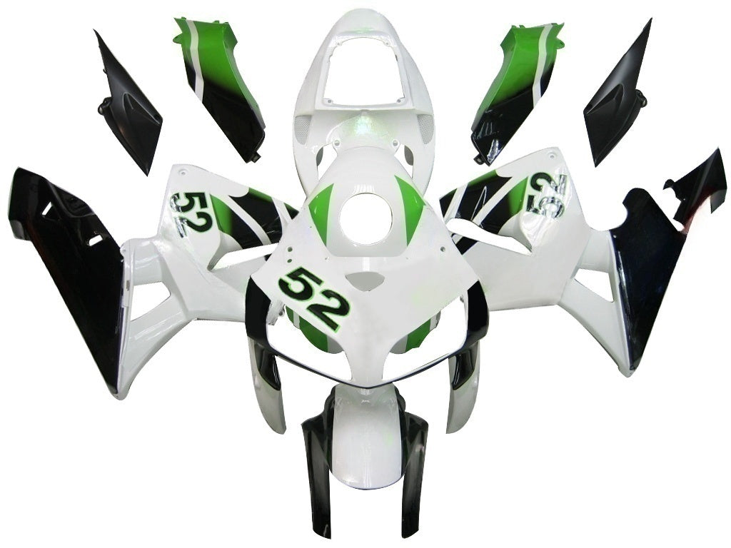 Fairings 2005-2006 Honda CBR 600 RR White No.52 Hannspree Generic