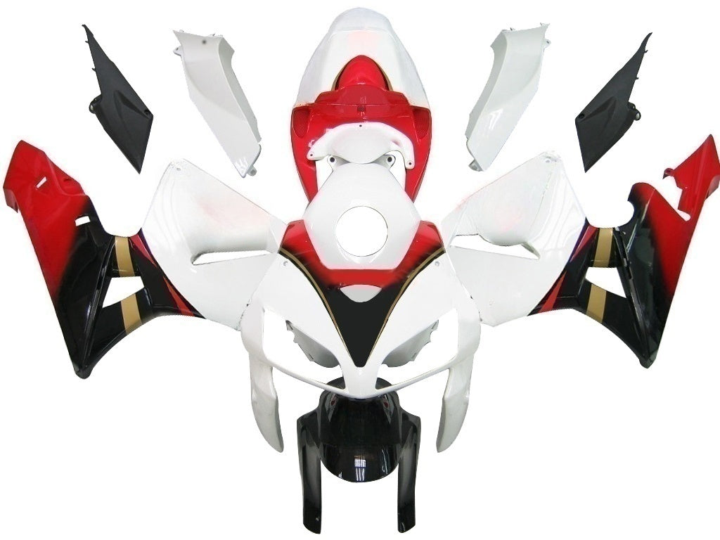 페어링 2005-2006 혼다 CBR 600 RR 레드 화이트 블랙 코니카 제네릭