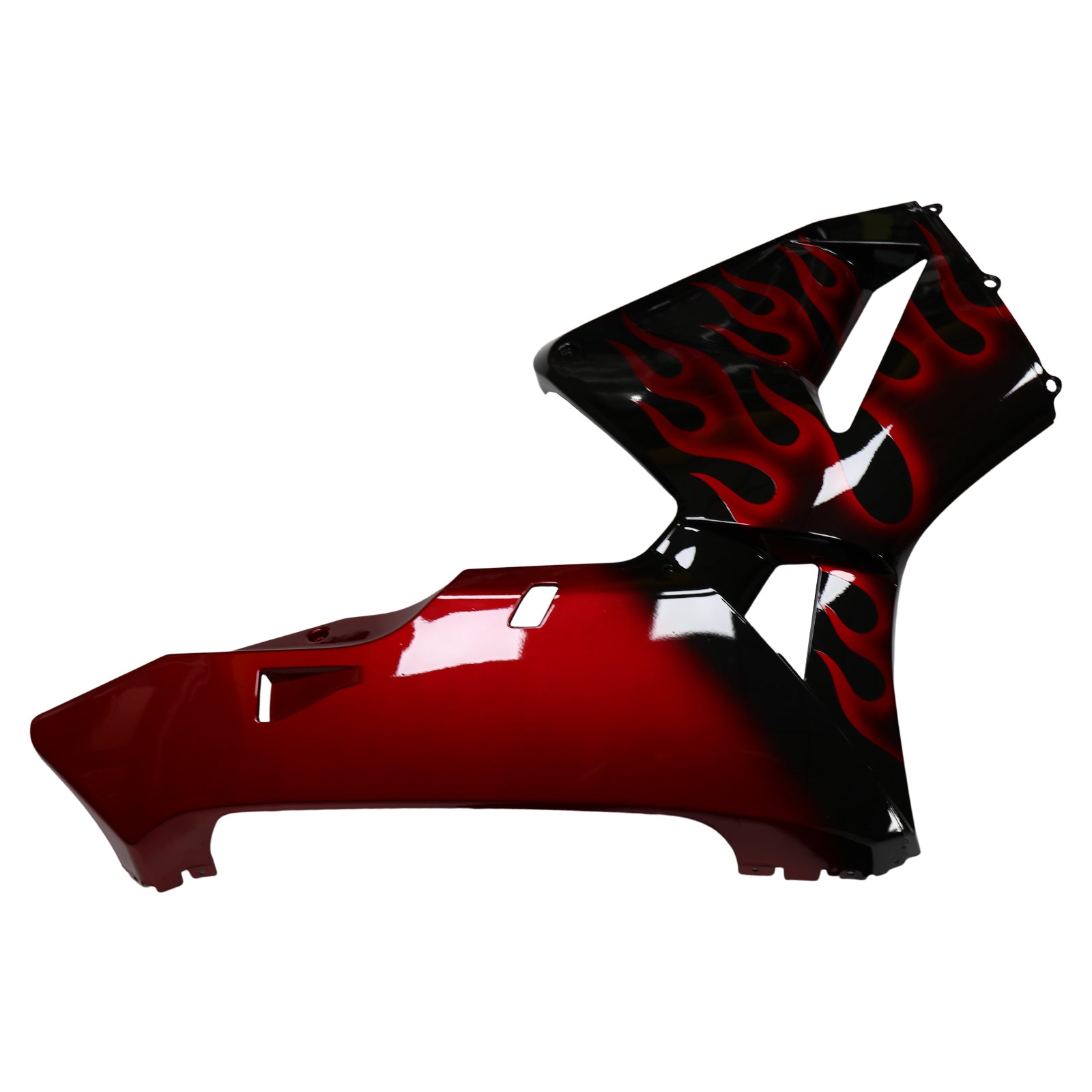 Fairings 2005-2006 Honda CBR 600 RR Black & Red Flame CBR Generic