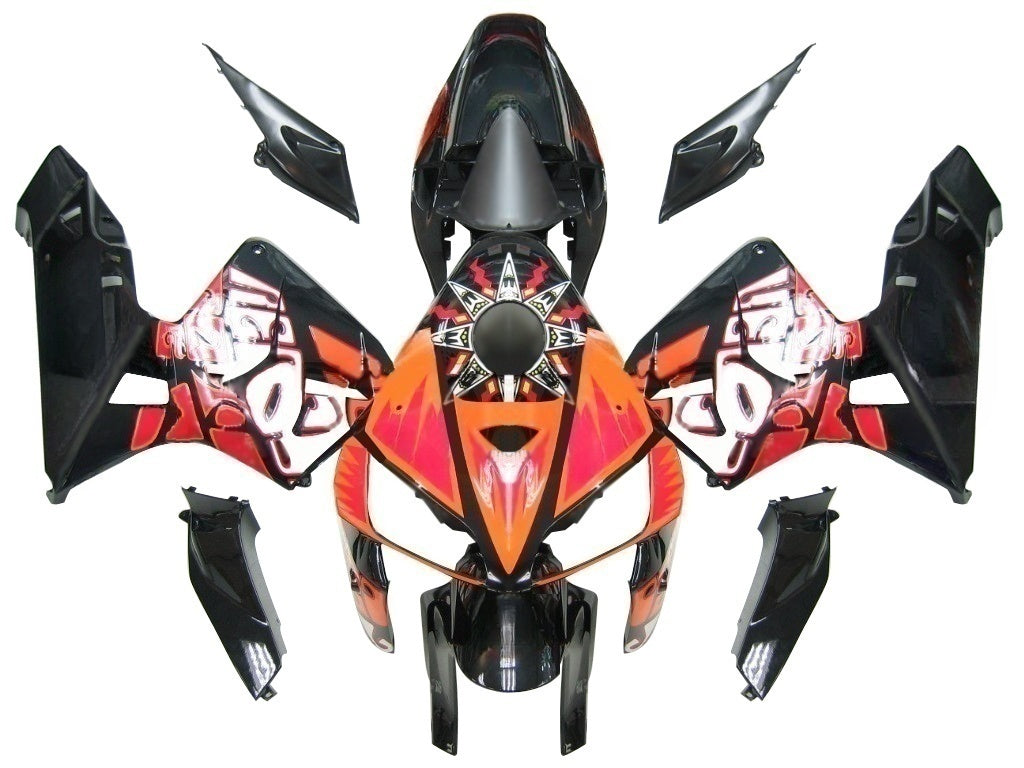 페어링 2005-2006 혼다 CBR 600 RR 블랙 발렌티노 로시 제네릭