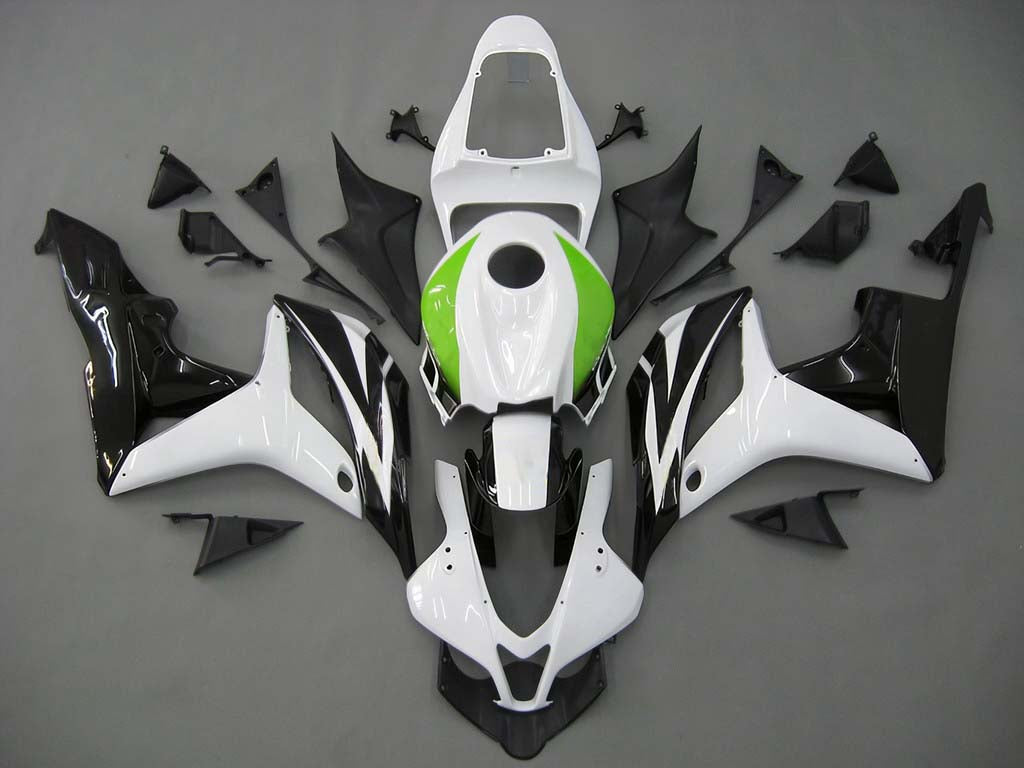 Fairings 2007-2008 Honda CBR 600 RR White & Black Hannspree Generic