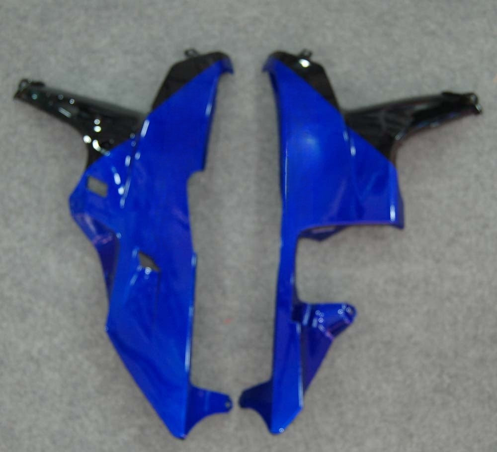 Fairings 2007-2008 Honda CBR 600 RR Black & Blue Flame Generic