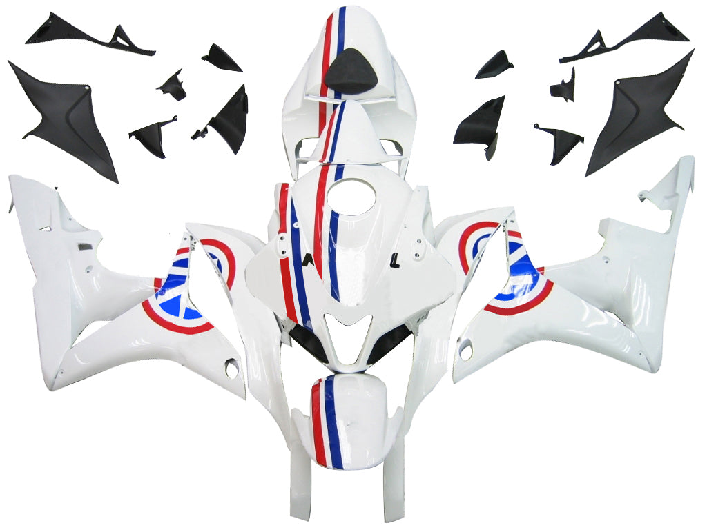 Fairings 2007-2008 Honda CBR 600 RR White Repsol Generic