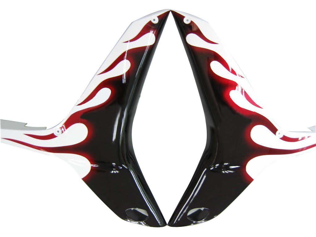 페어링 2007-2008 혼다 CBR 600 RR 화이트 블랙&레드 플레임 CBR 제네릭