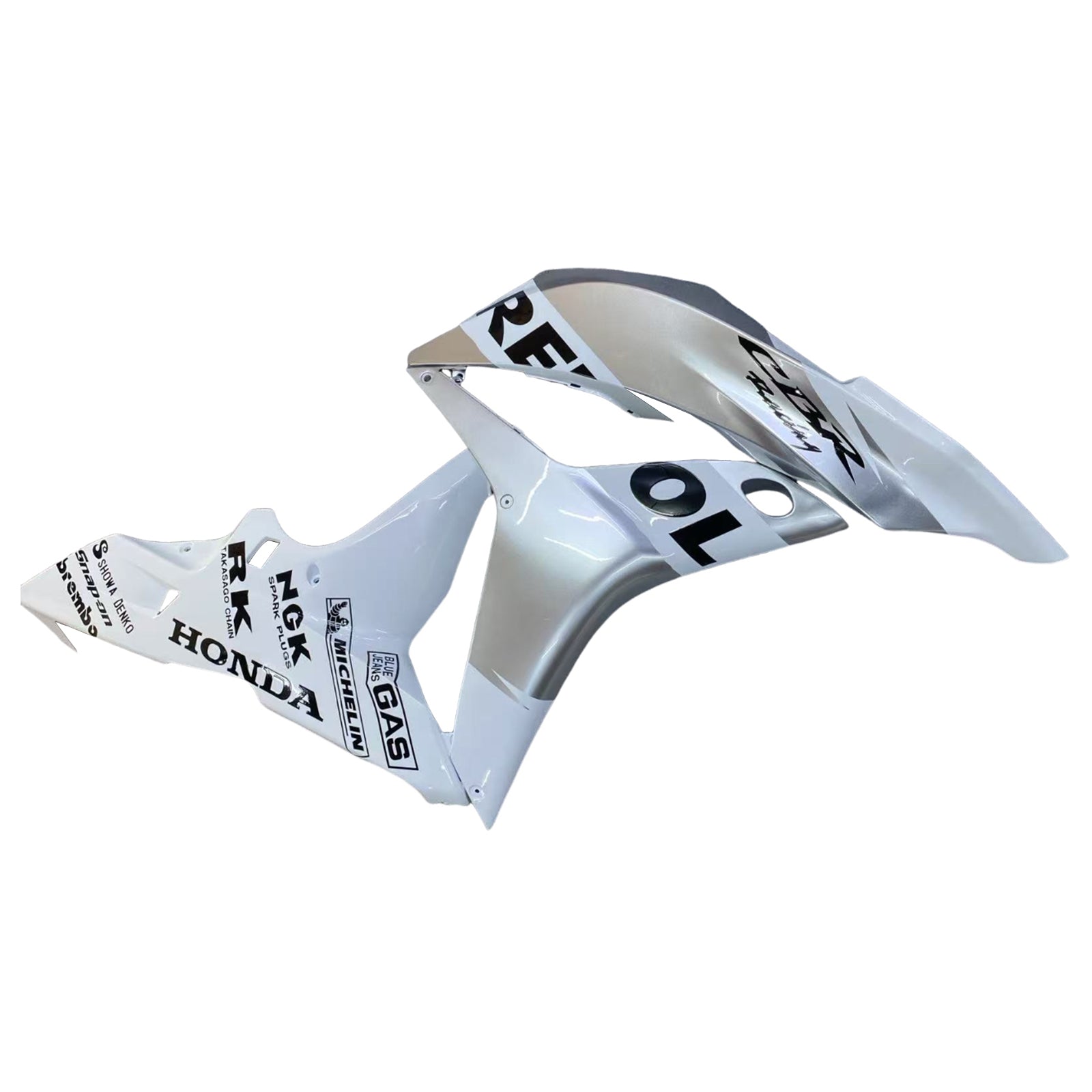 Fairings 2007-2008 Honda CBR 600 RR Silver & White Repsol Generic