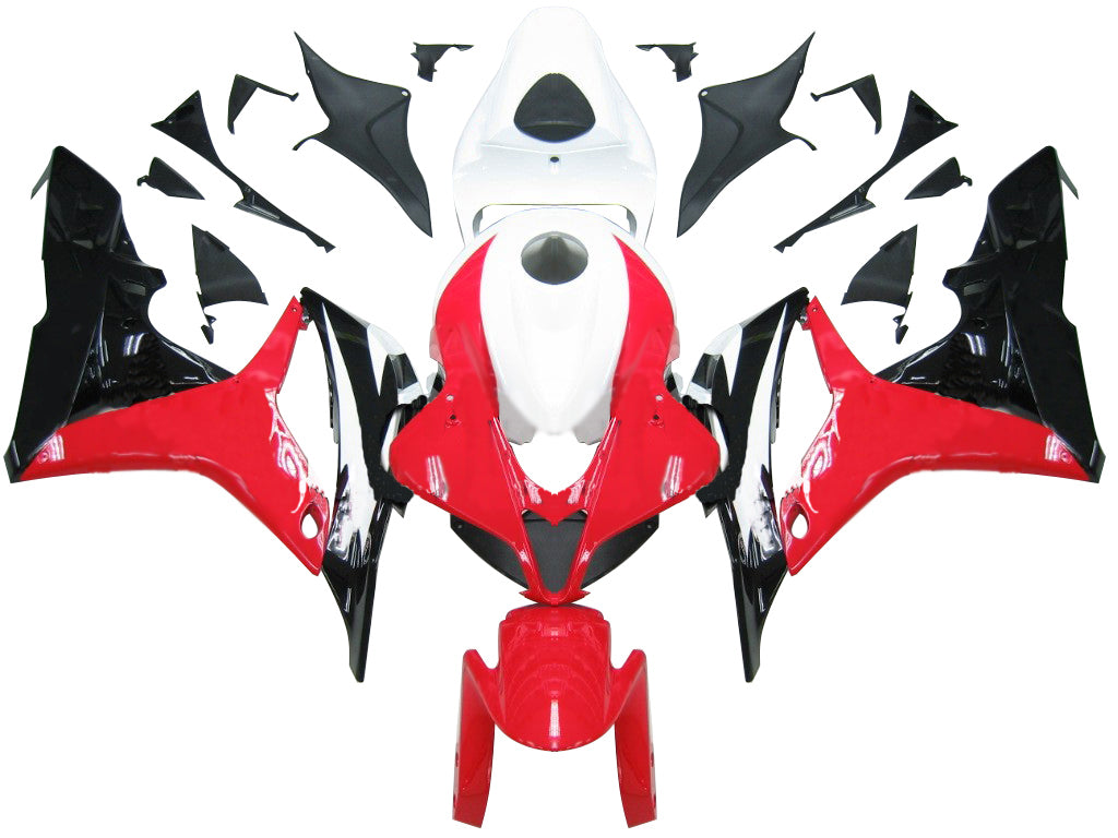 페어링 2007-2008 혼다 CBR 600 RR 레드 화이트 블랙 혼다 제네릭
