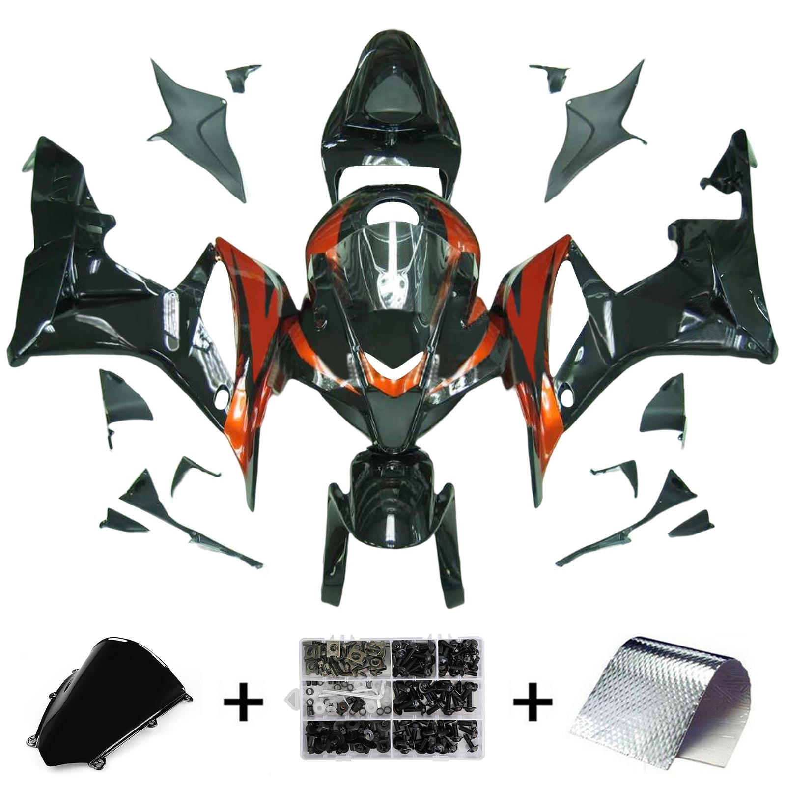 Honda CBR600RR 2007-2008 F5 페어링 키트 차체 플라스틱 복근