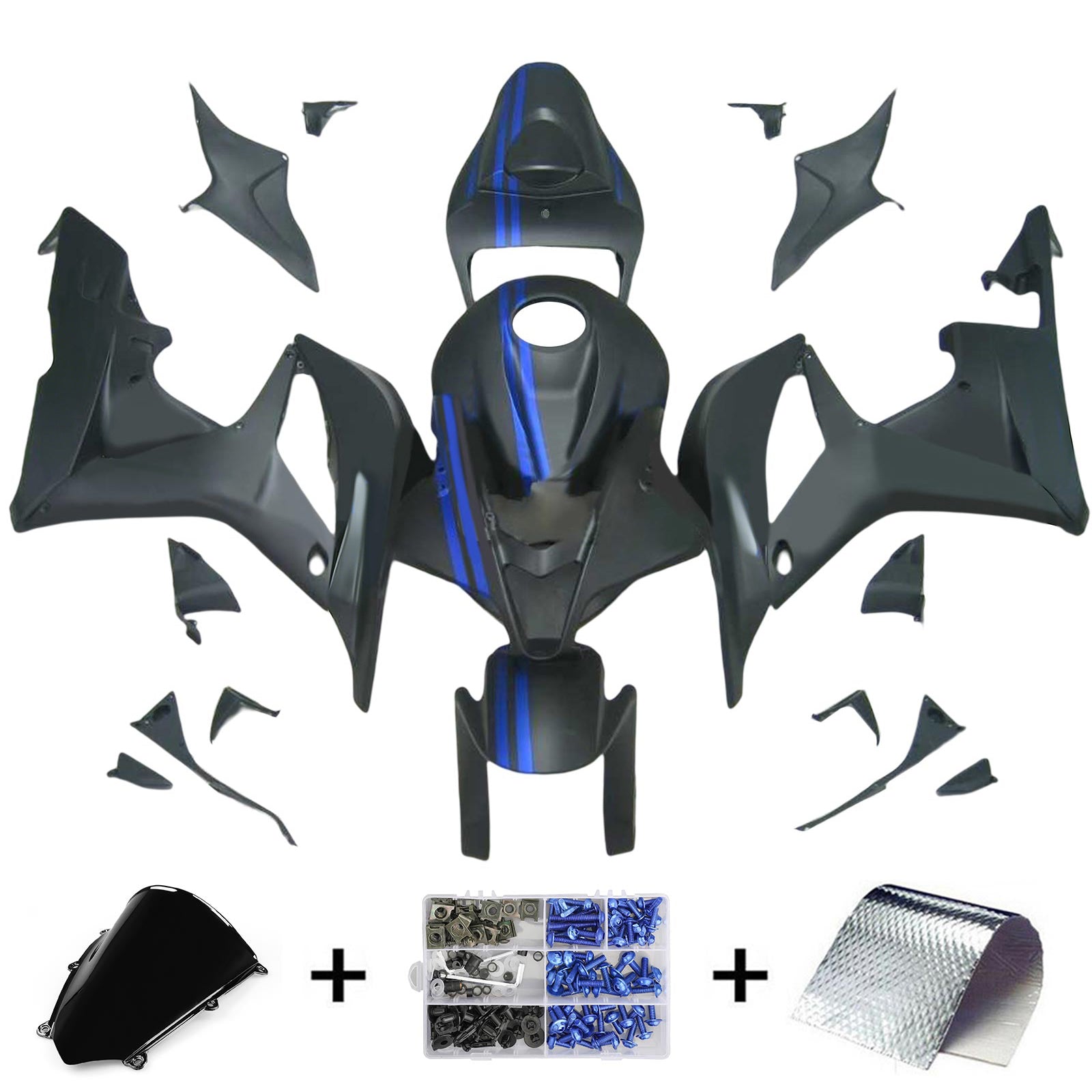 Honda CBR600RR 2007-2008 F5 Fairing Kit Bodywork Plastic ABS
