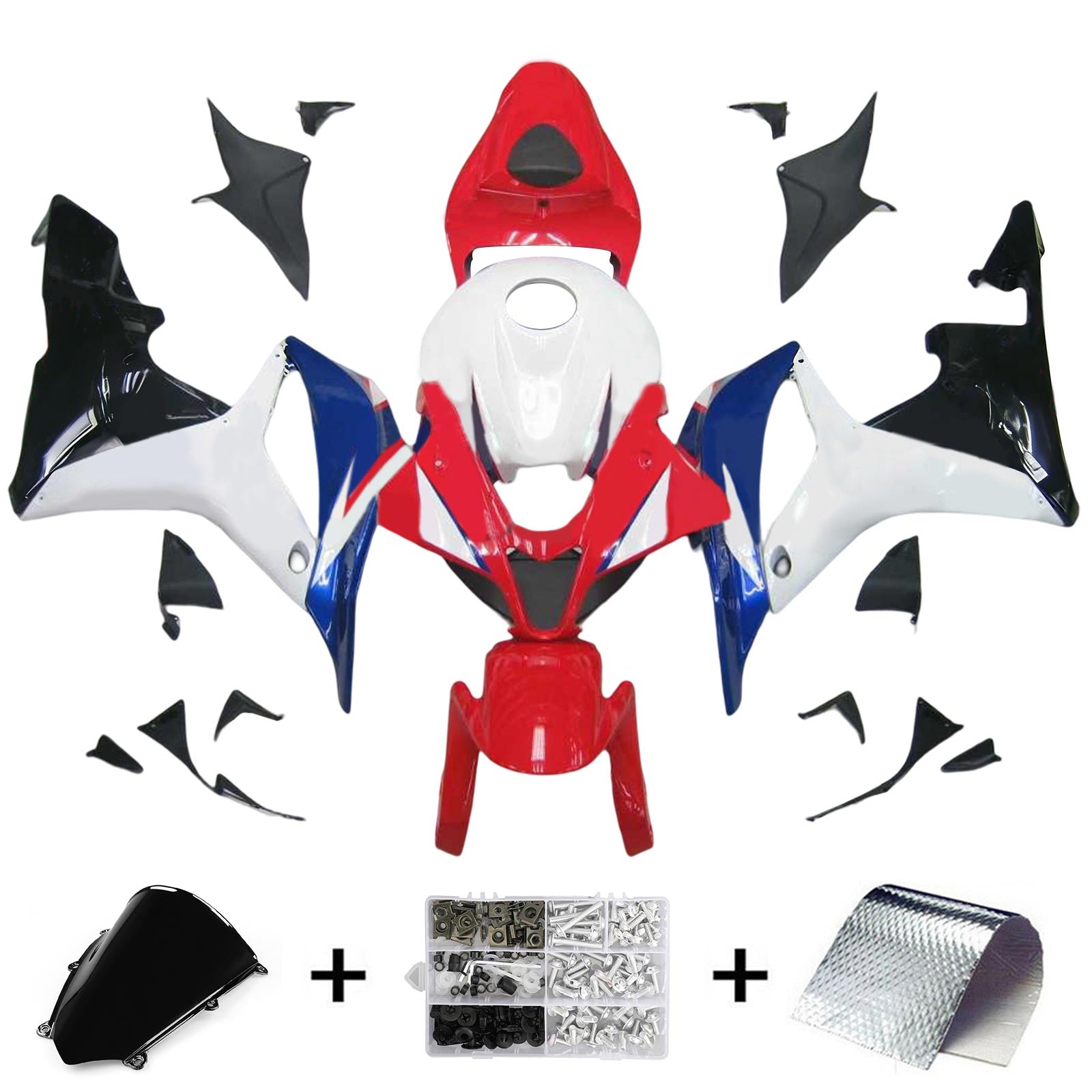 Honda CBR600RR 2007-2008 F5 Fairing Kit Bodywork Plastic ABS