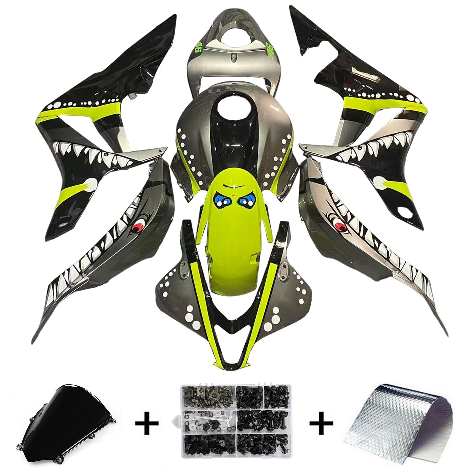 Honda CBR600RR 2007-2008 F5 페어링 키트 차체 플라스틱 복근