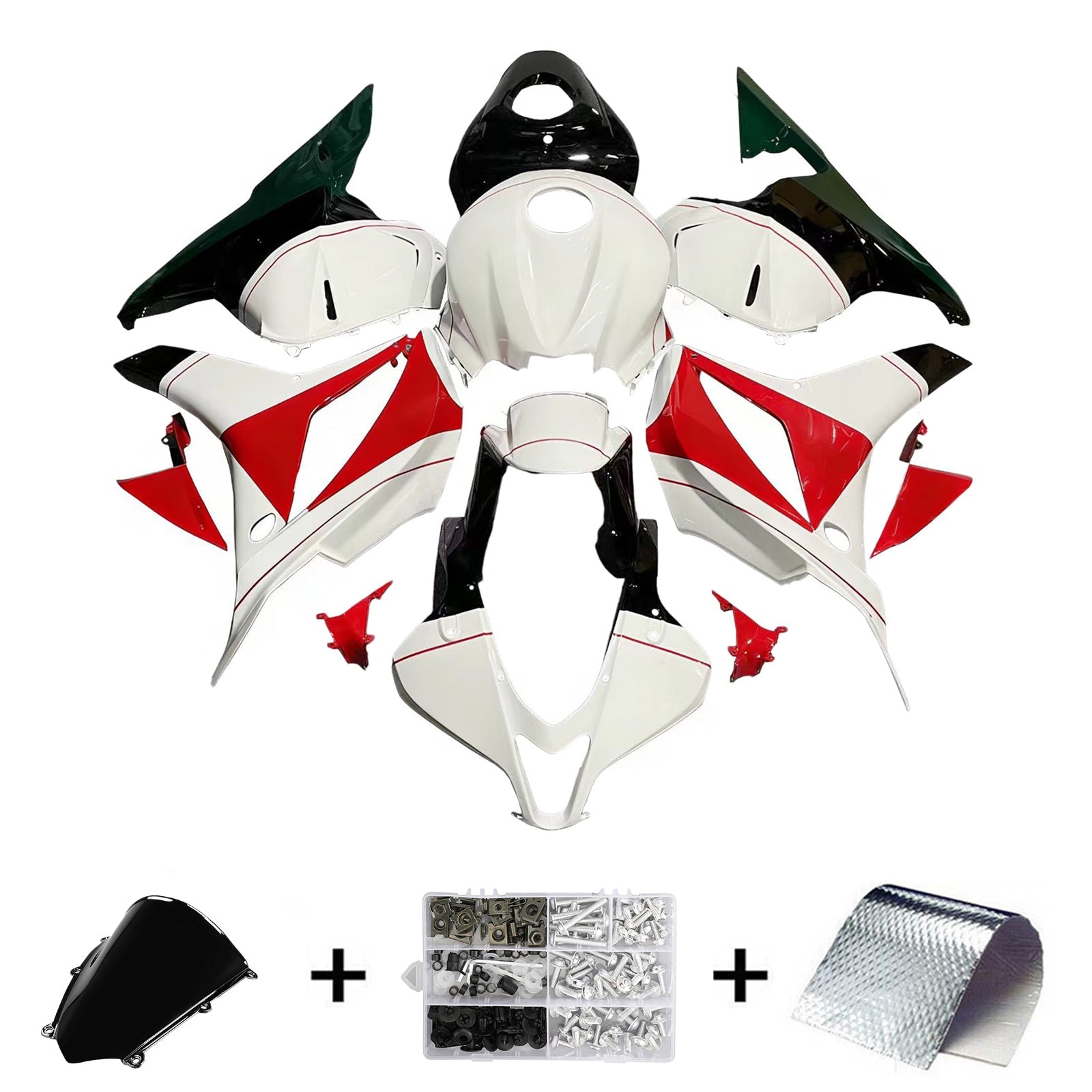 페어링 2009-2012 혼다 CBR 600 RR 멀티 컬러 산 카를로 제네릭