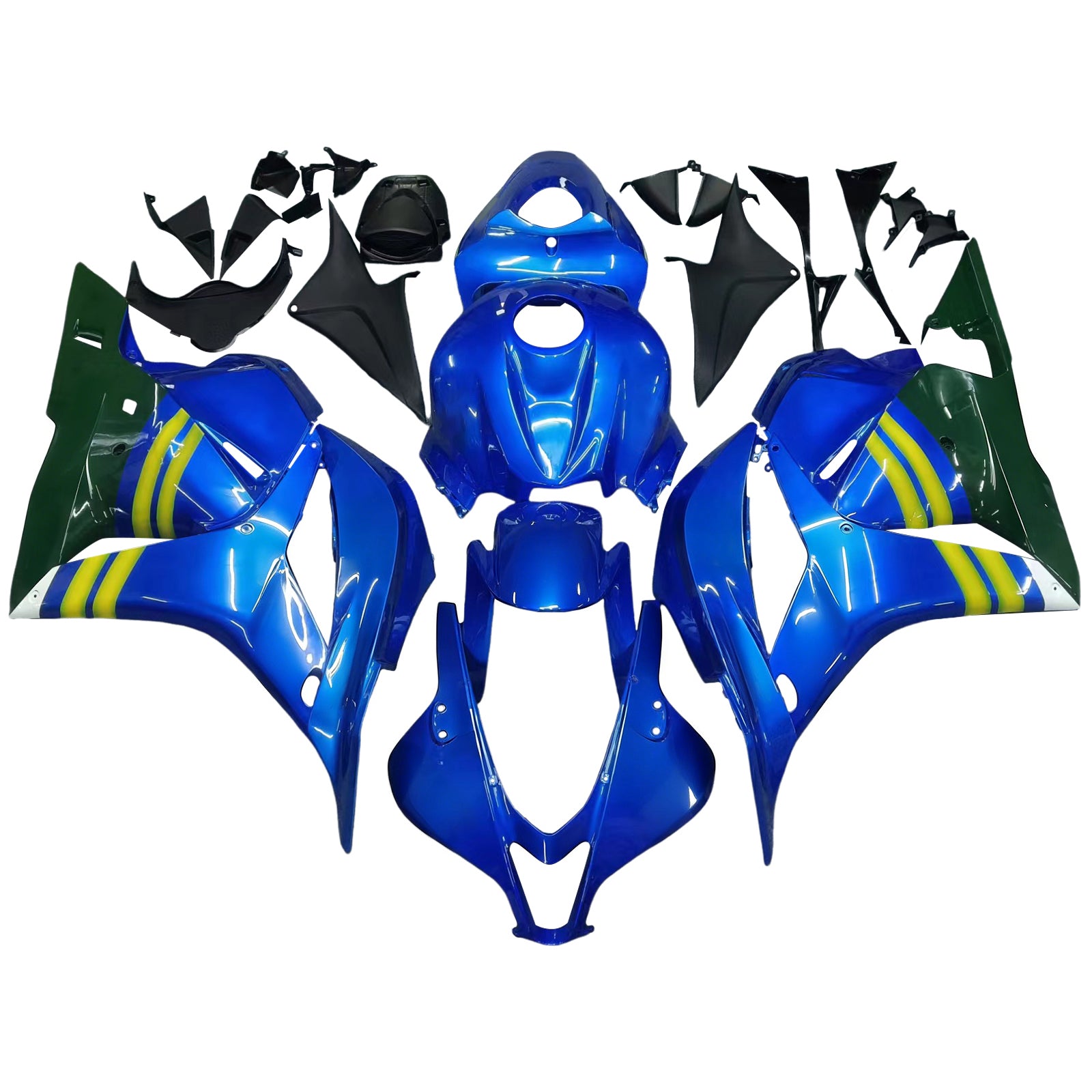 Fairings 2009-2012 Honda CBR 600 RR Blue & Green Movistar Generic