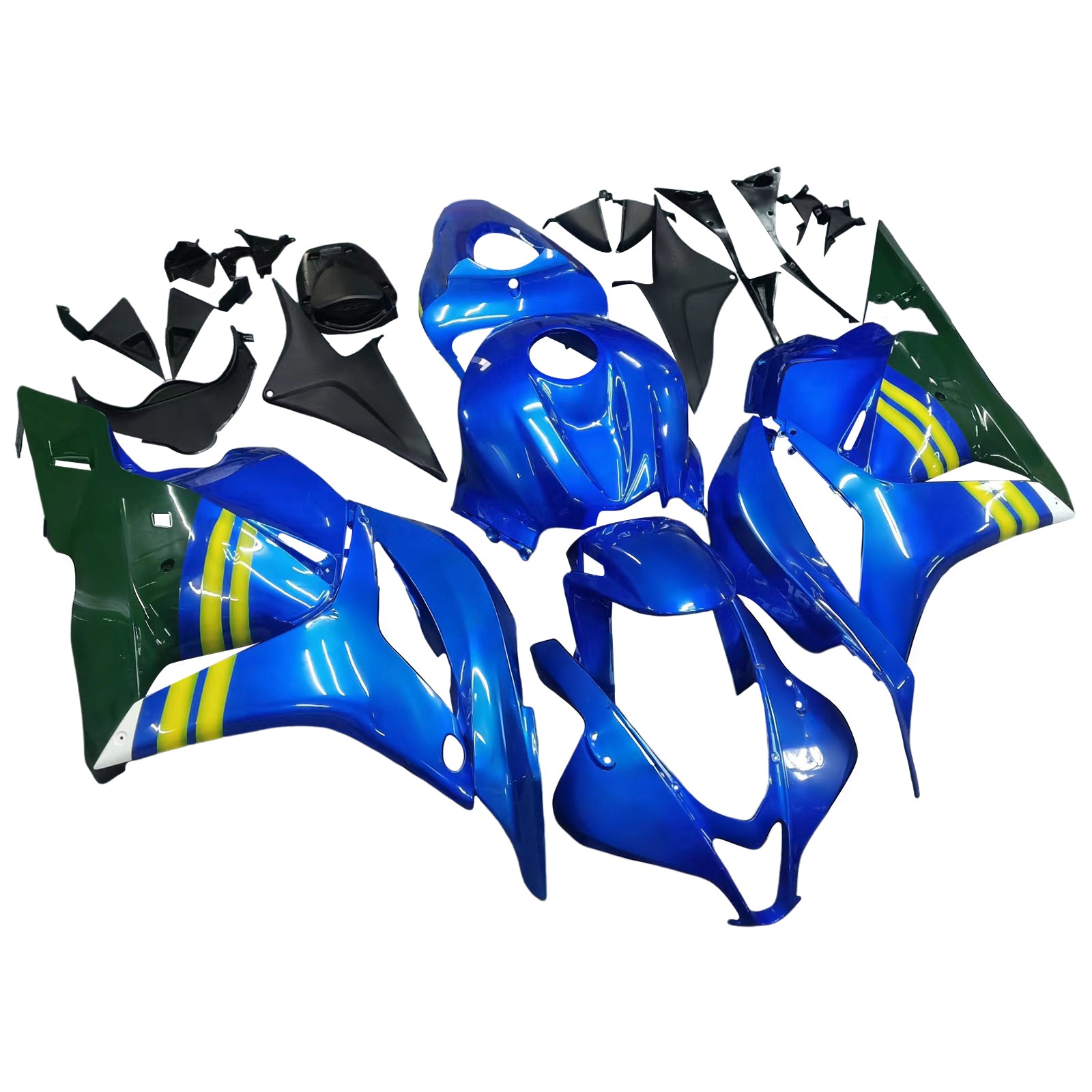 Fairings 2009-2012 Honda CBR 600 RR Blue & Green Movistar Generic