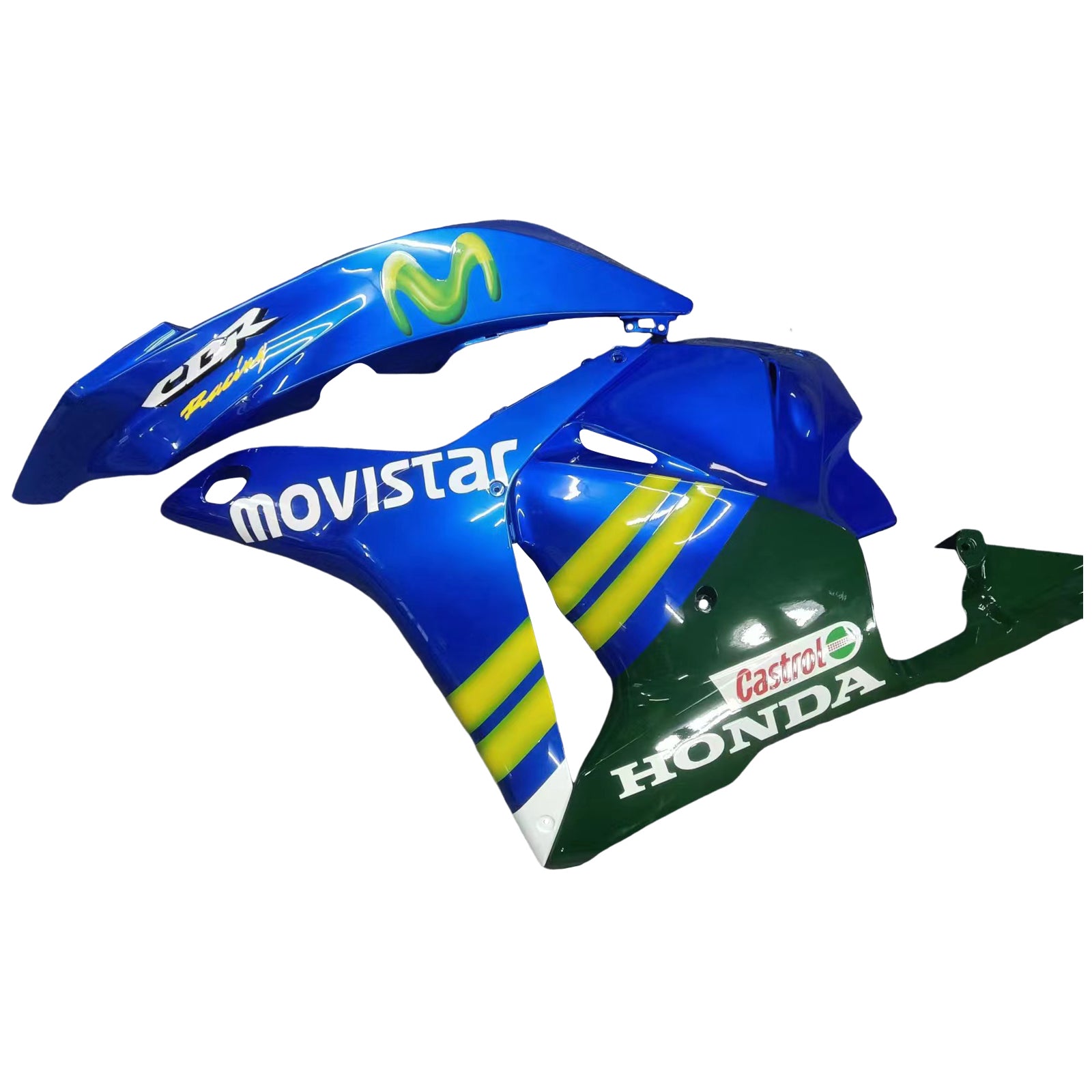 Fairings 2009-2012 Honda CBR 600 RR Blue & Green Movistar Generic