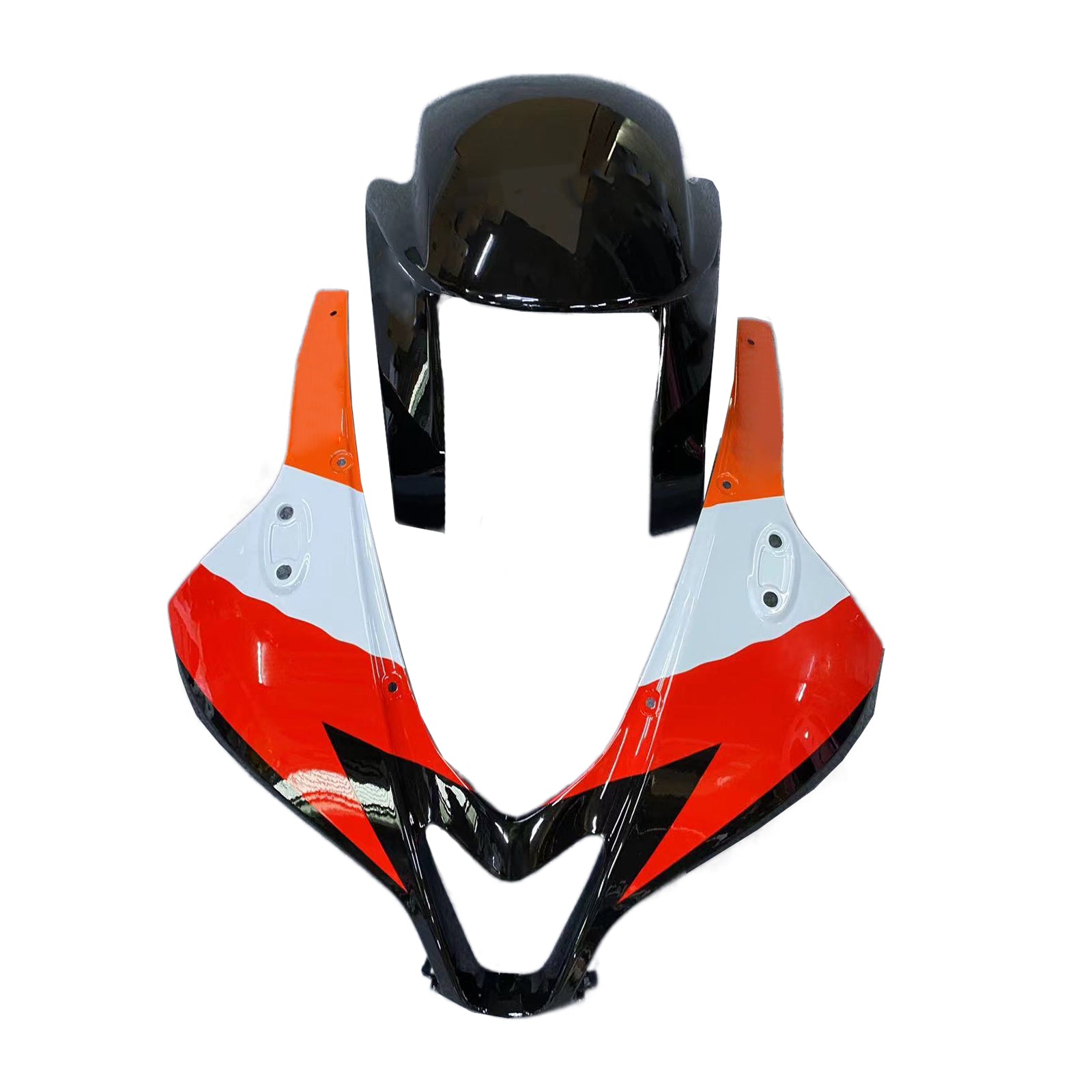 페어링 2009-2012 혼다 CBR 600 RR 블랙 & 오렌지 Repsol 제네릭