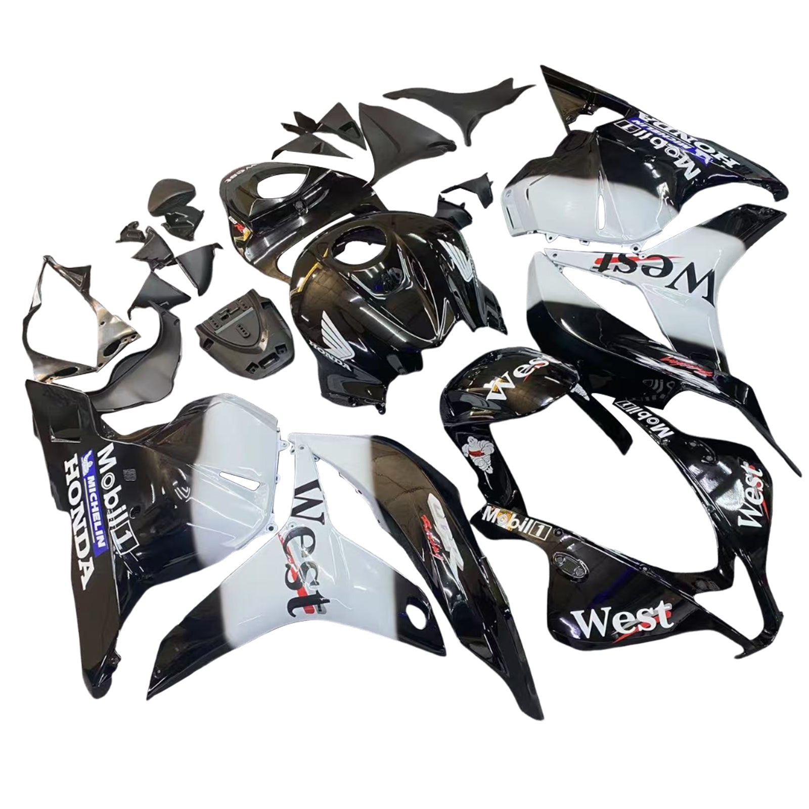 Fairings 2009-2012 Honda CBR 600 RR Black West CBR Generic