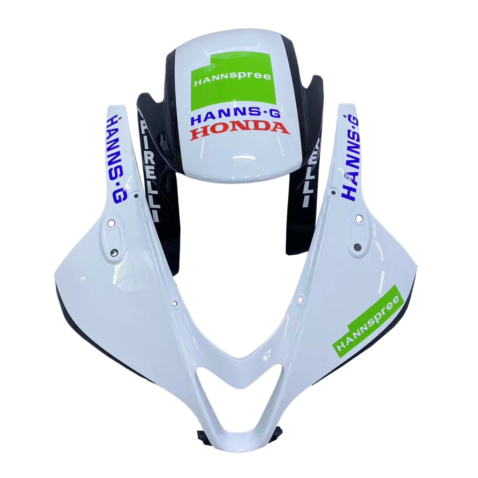 Fairings 2009-2012 Honda CBR 600 RR White & Black Hannspree Generic