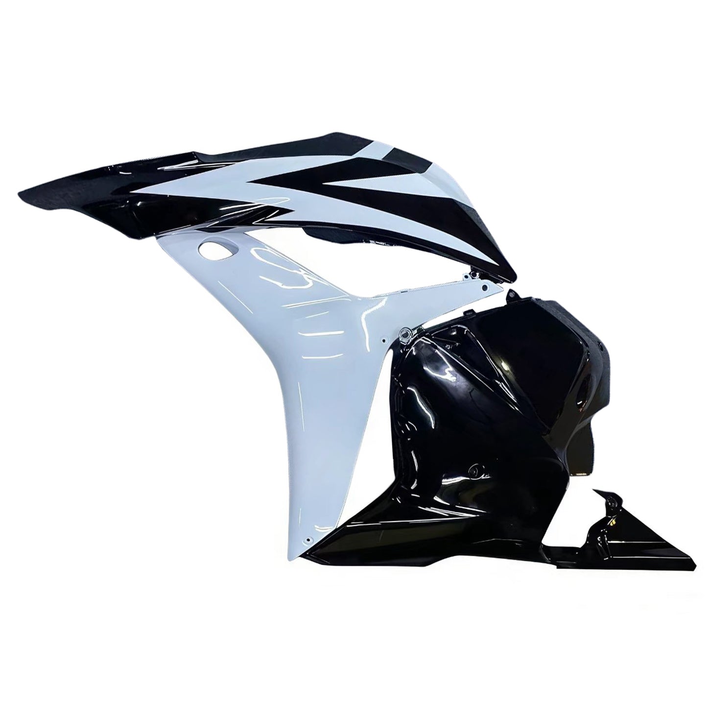 Fairings 2009-2012 Honda CBR 600 RR White & Black Hannspree Generic