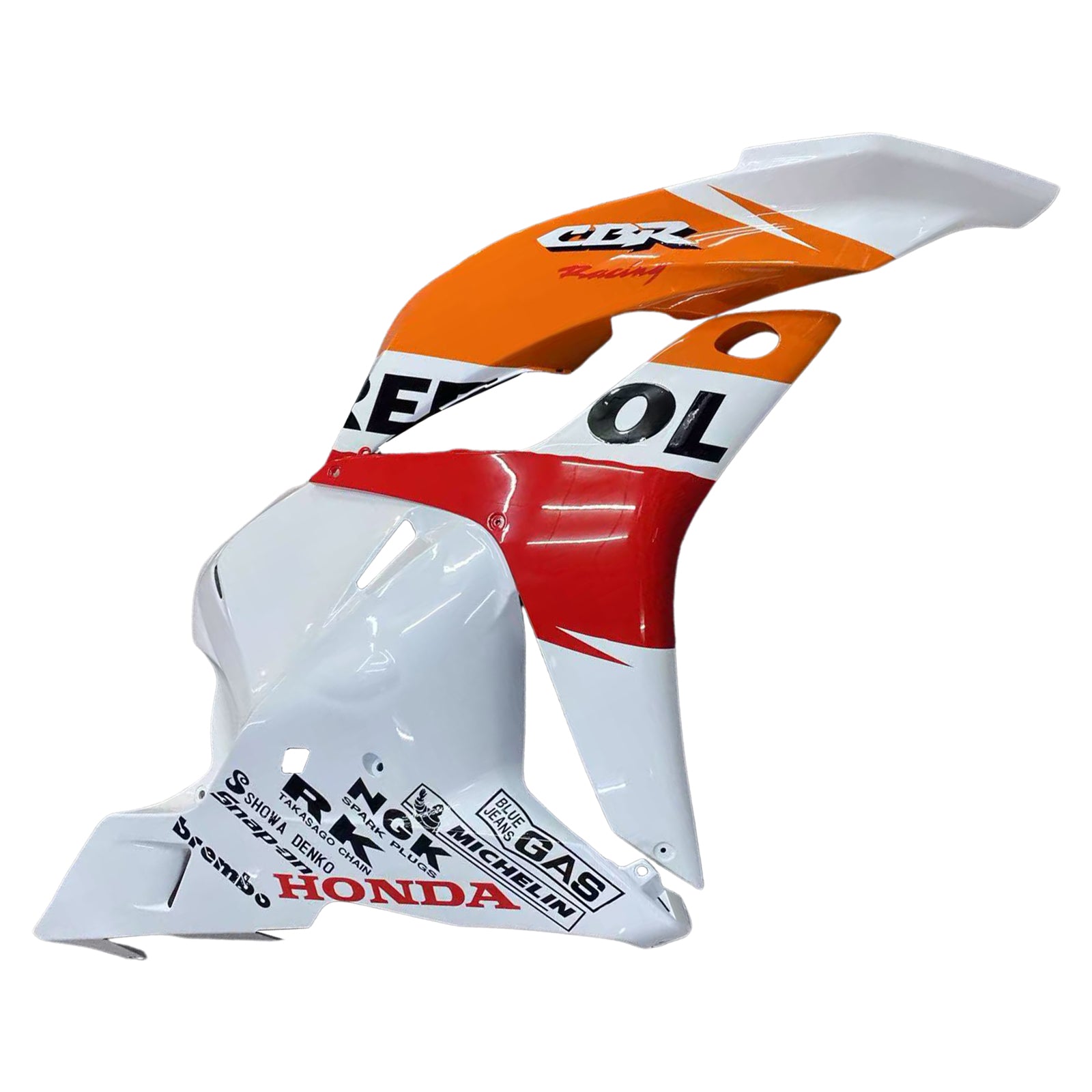 Fairings 2009-2012 Honda CBR 600 RR Orange & White Repsol Generic