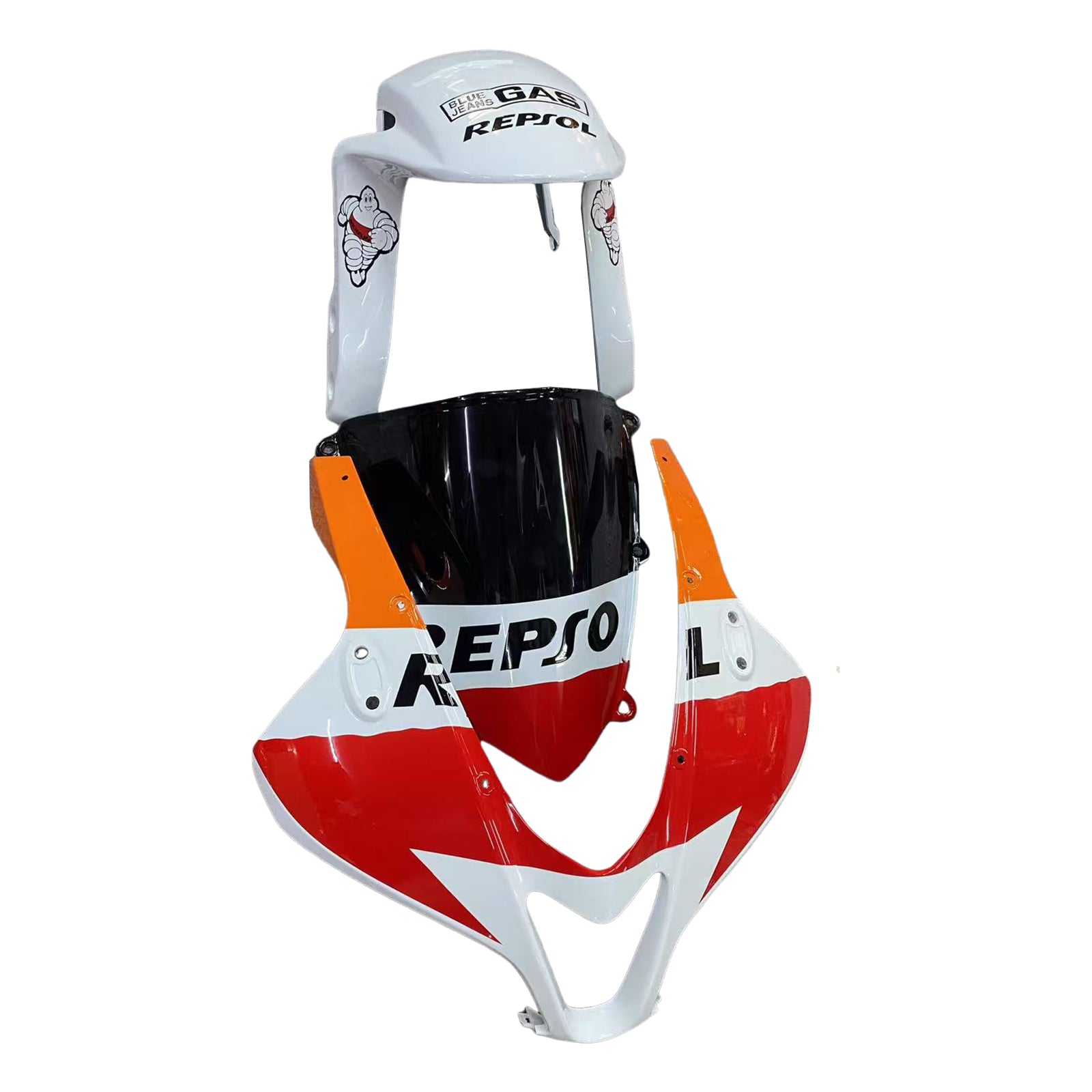 Fairings 2009-2012 Honda CBR 600 RR Orange & White Repsol Generic
