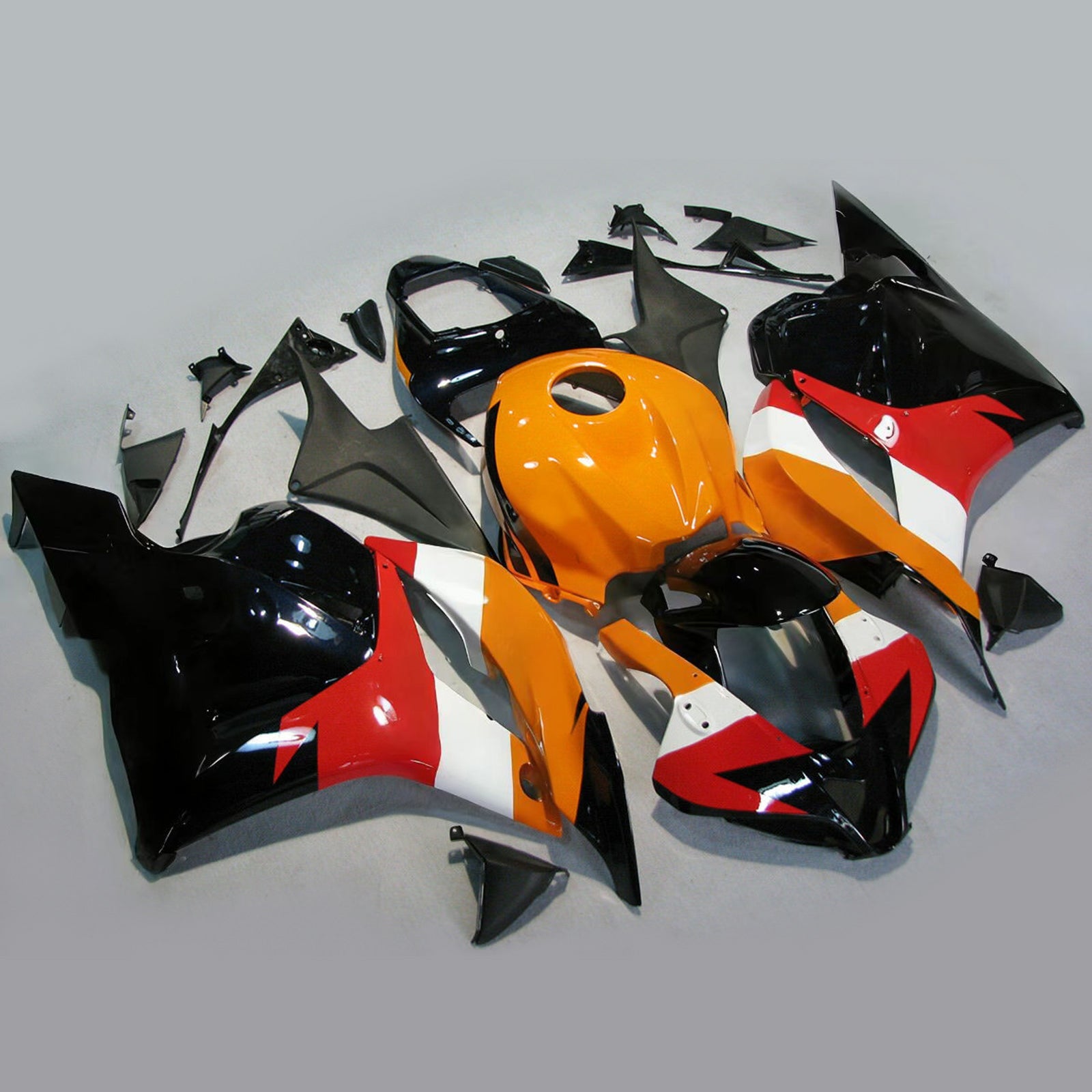 Fairing Kit Fit Honda CBR 600 RR F5 2009-2012 10 11 Orange Black Generic