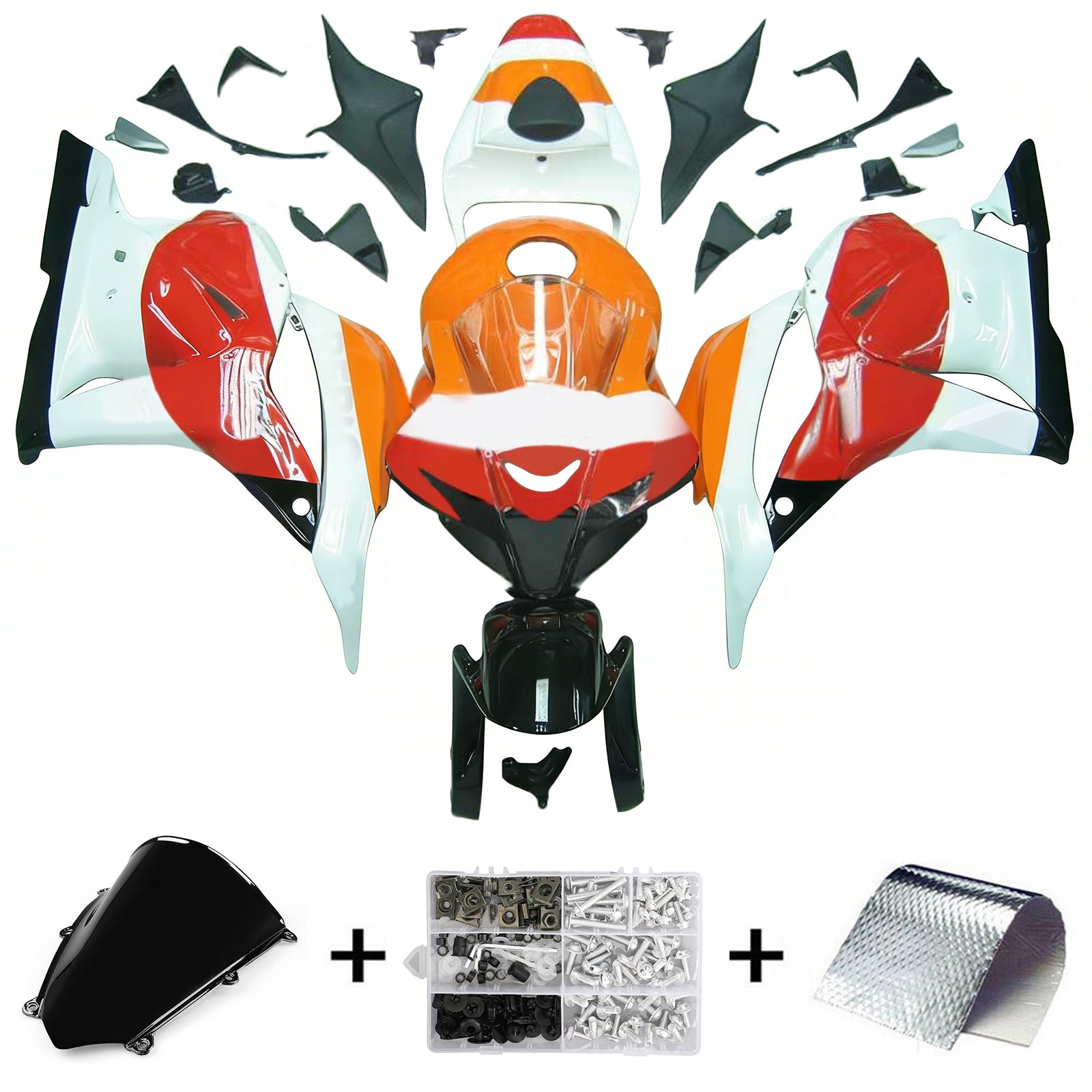 Honda CBR600RR 2009-2012 F5 Fairing Kit Bodywork Plastic ABS