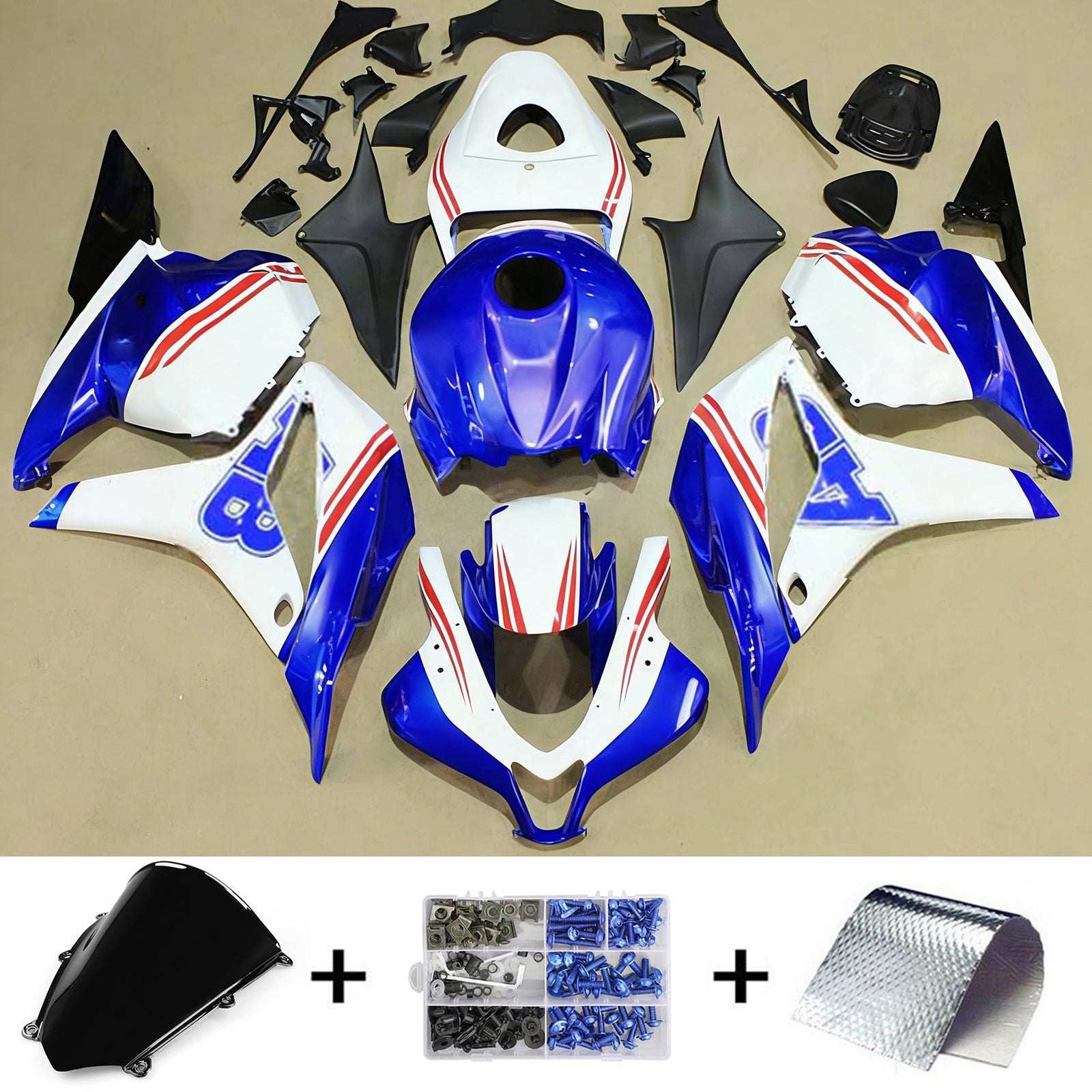 Honda CBR600RR 2009-2012 F5 Fairing Kit Bodywork Plastic ABS