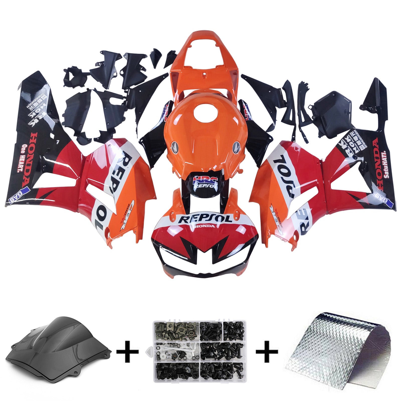 Fairings 2013-2025 Honda CBR600RR Repsol Orange Generic