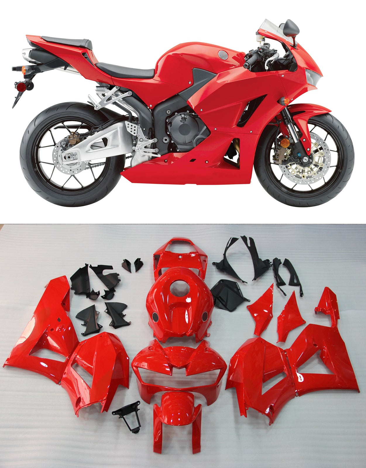 Fairings 2013-2025 Honda CBR600RR Red CBR Generic