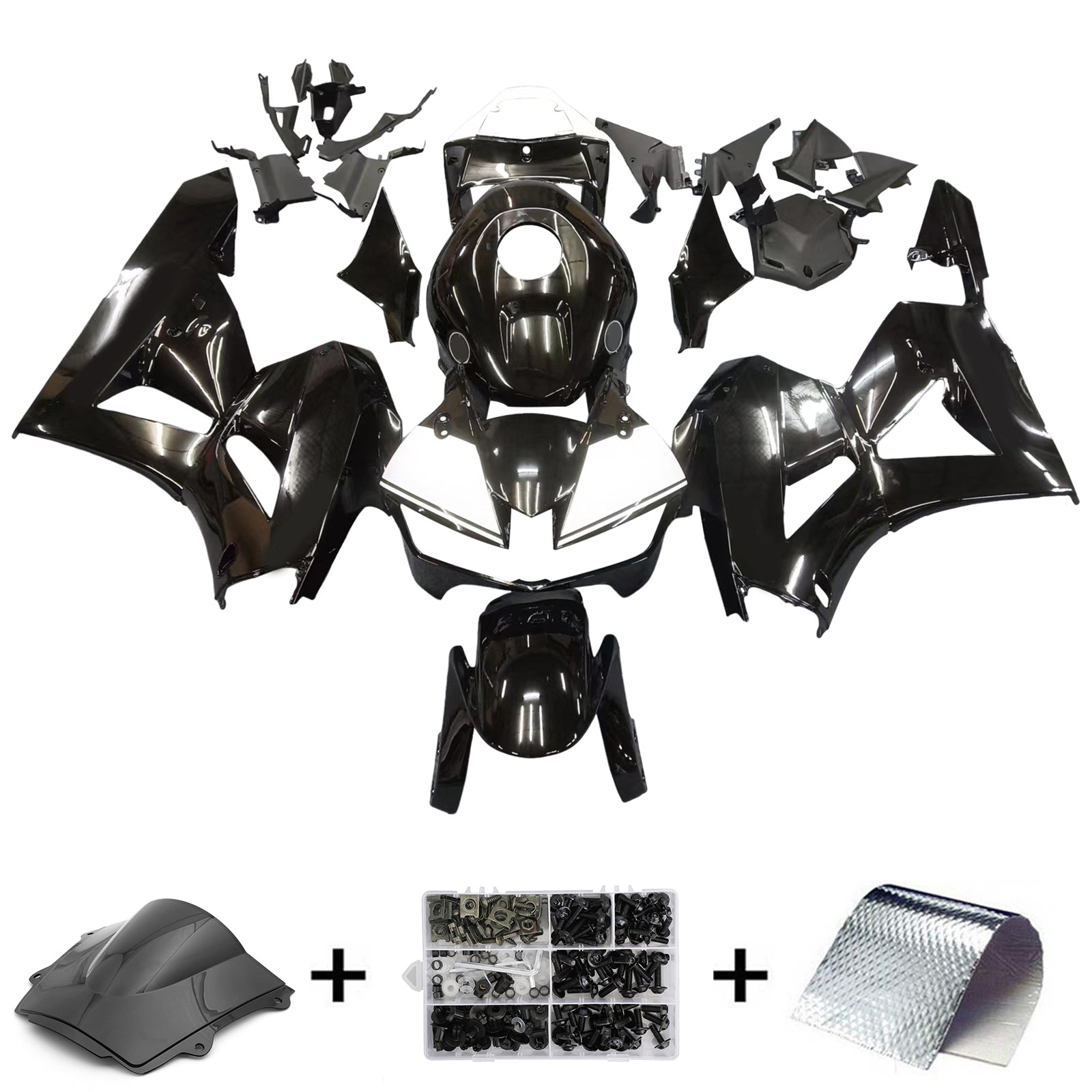 Fairings 2013-2025 Honda CBR600RR Black CBR Generic