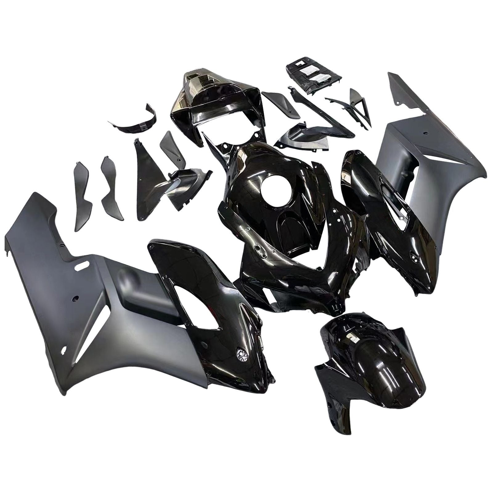 Fairings 2004-2005 Honda CBR 1000 RR All Black RR Honda Generic
