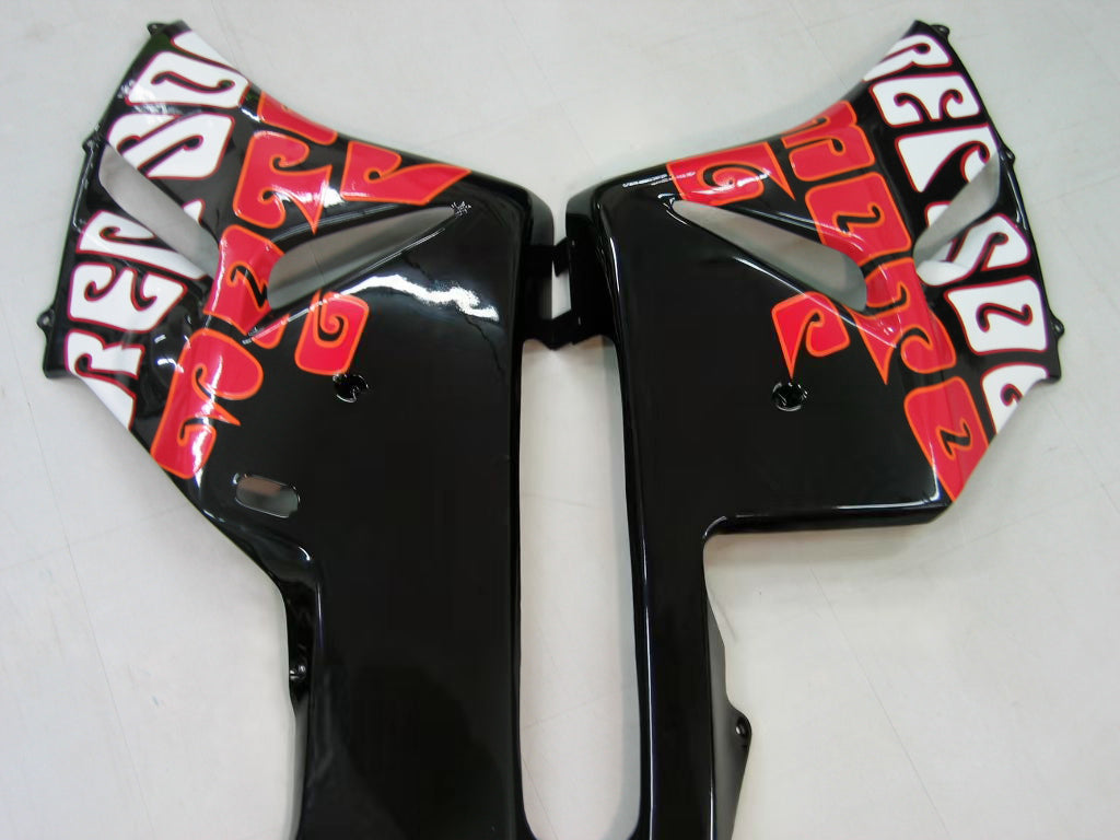 Fairings 2004-2005 Honda CBR 1000 RR Black Green Valentino Rossi Generic
