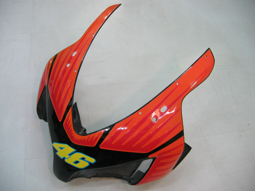 Fairings 2004-2005 Honda CBR 1000 RR Black Green Valentino Rossi Generic