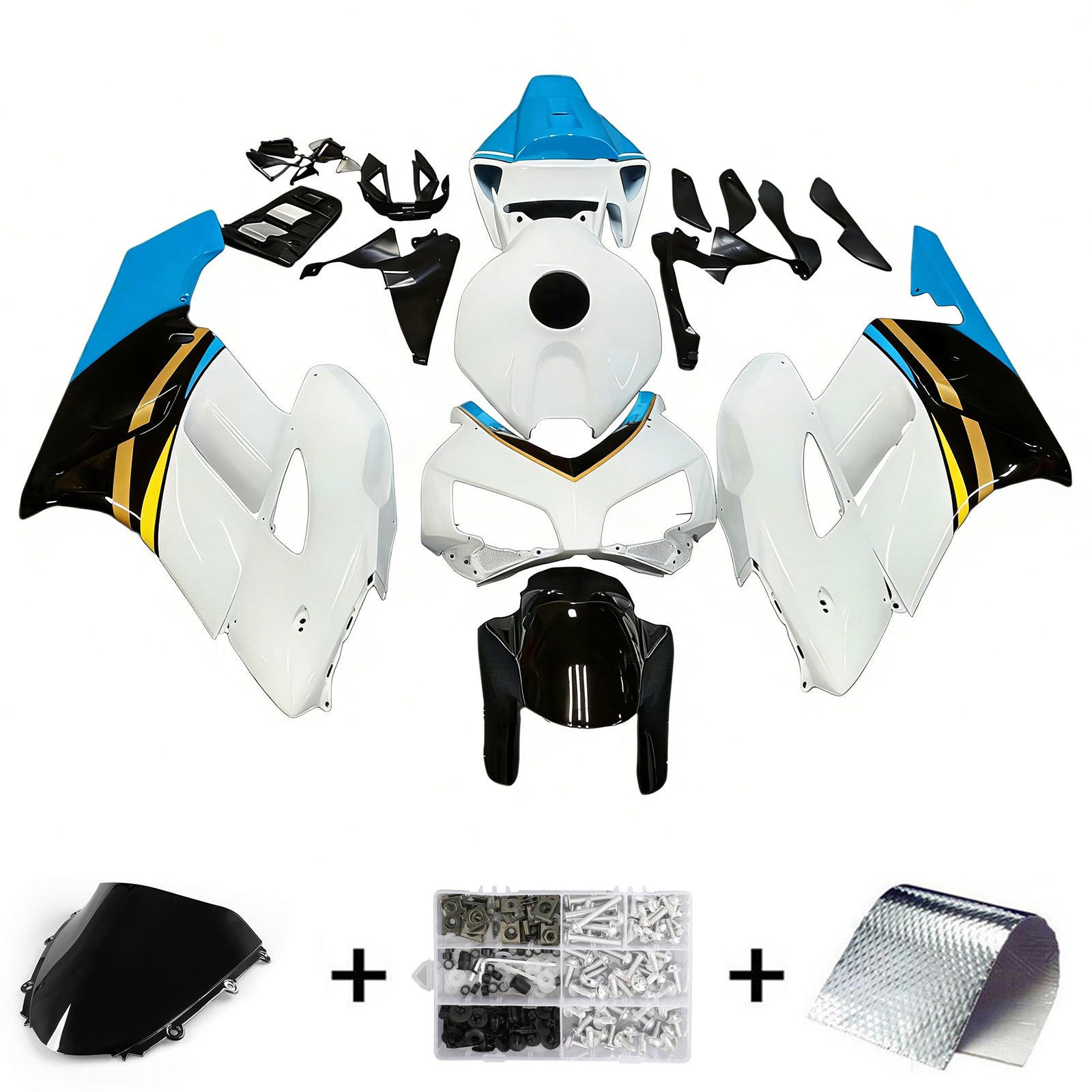 Fairings 2004-2005 Honda CBR 1000 RR Multi-Color Konica Minolta Generic