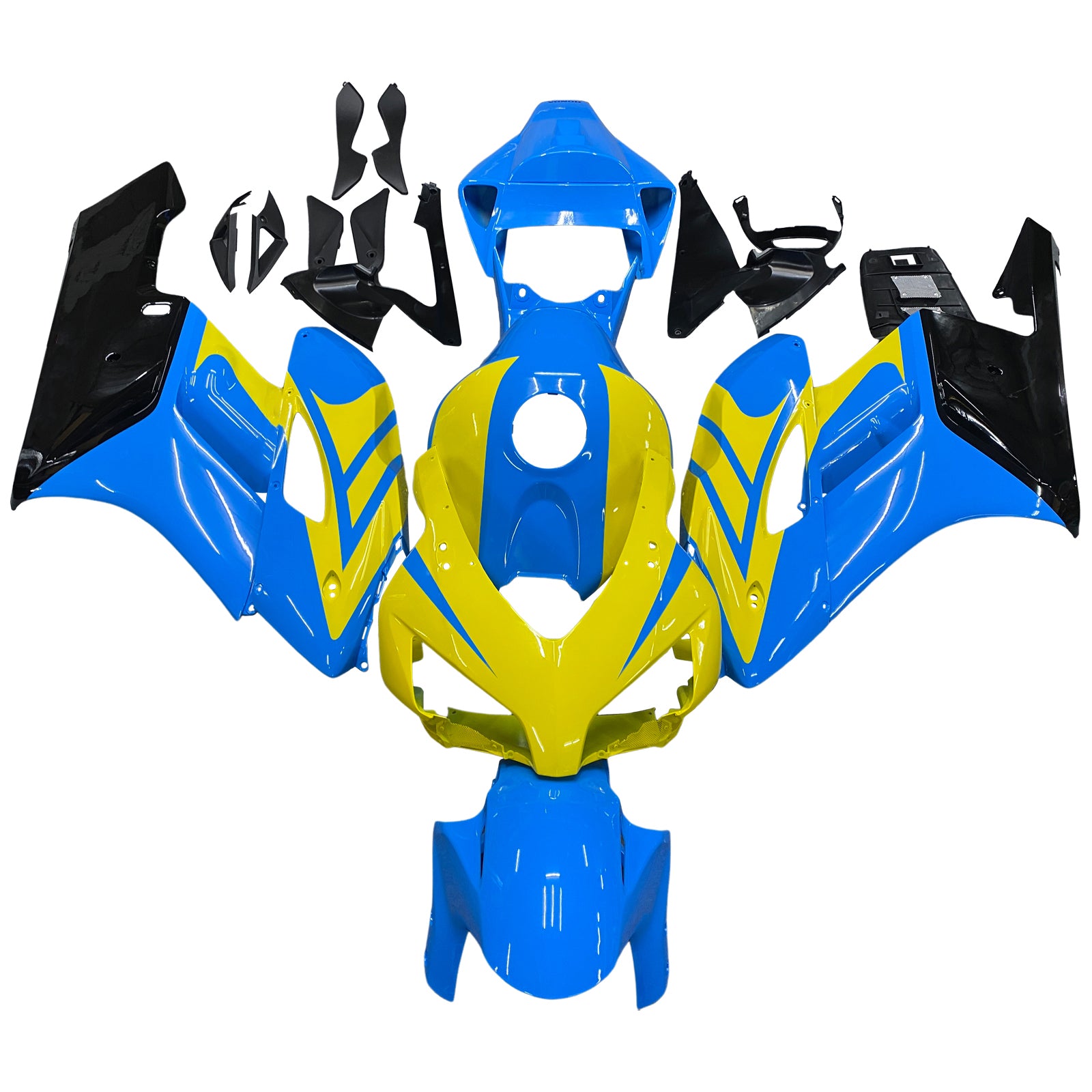 Fairings 2004-2005 Honda CBR 1000 RR Blue Yellow CBR Generic