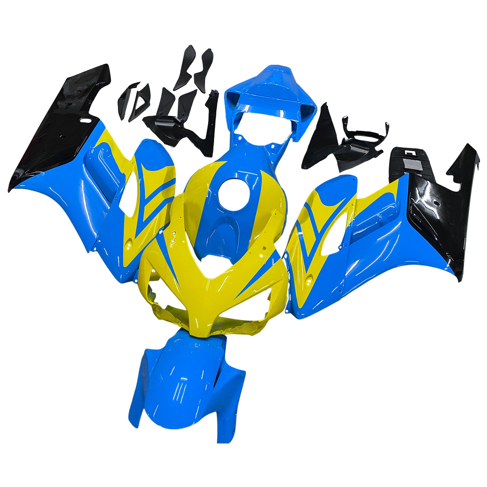 Fairings 2004-2005 Honda CBR 1000 RR Blue Yellow CBR Generic