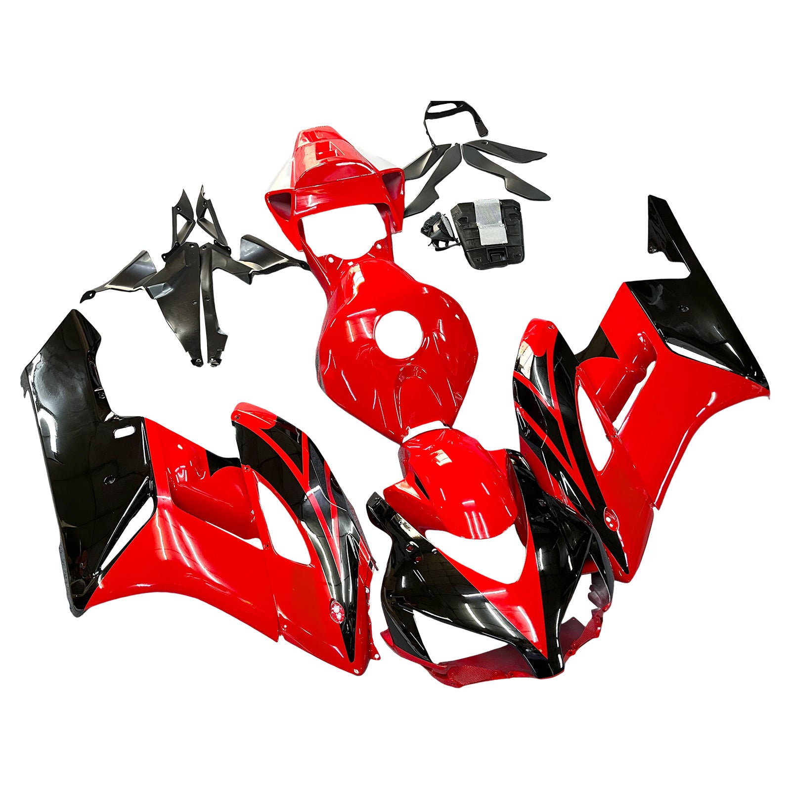 Fairings 2004-2005 Honda CBR 1000 RR Red Black CBR Generic