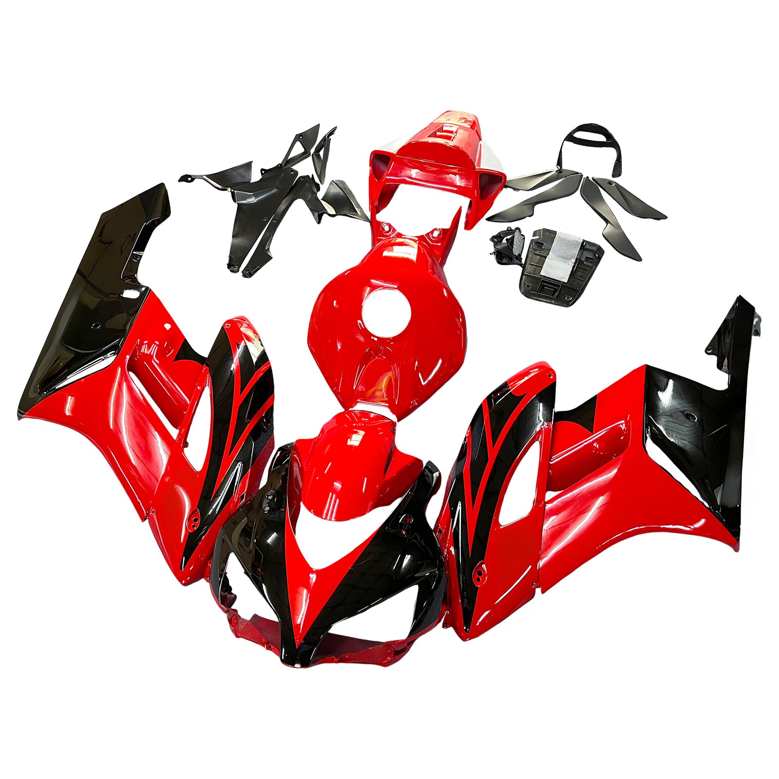 Fairings 2004-2005 Honda CBR 1000 RR Red Black CBR Generic