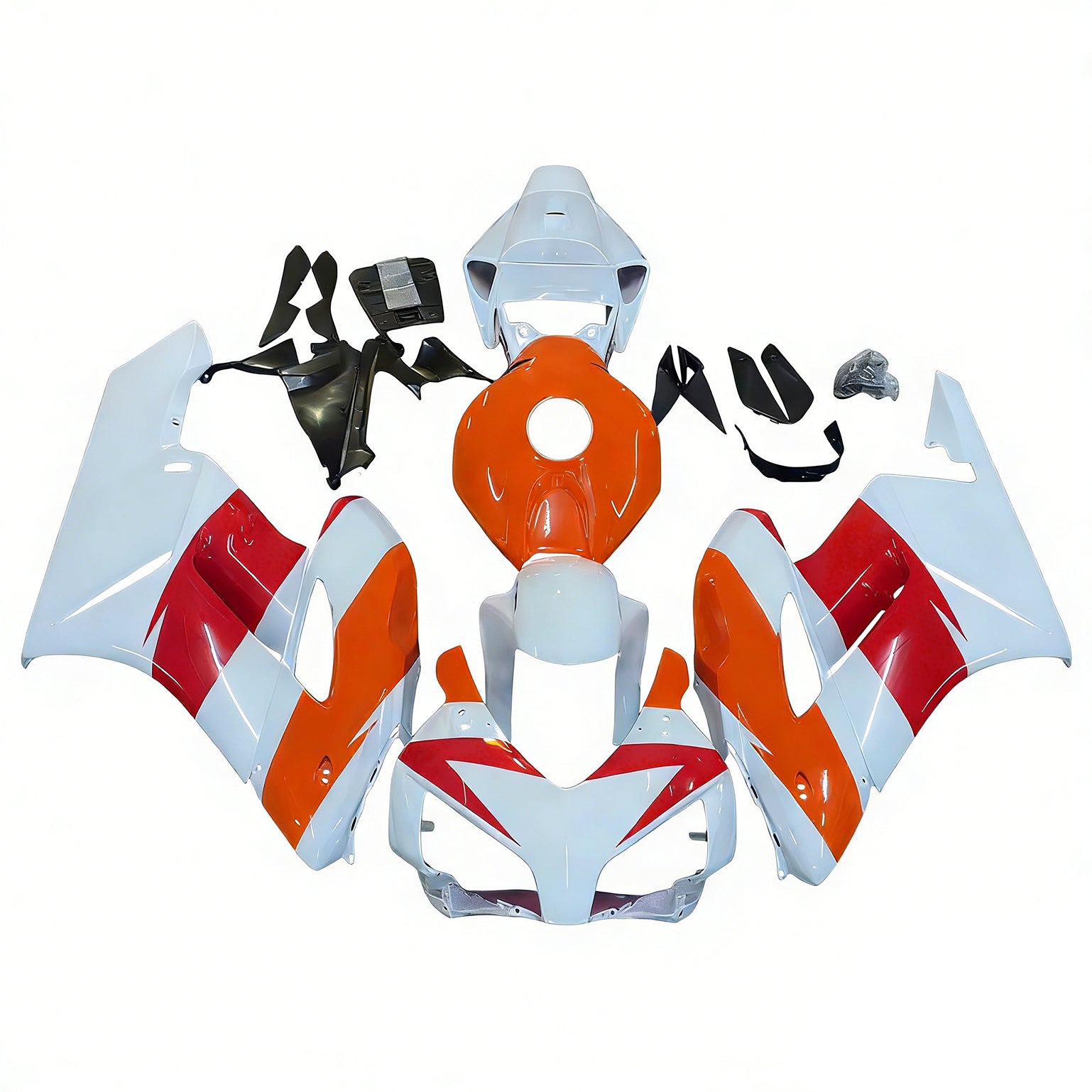 Fairings 2004-2005 Honda CBR 1000 RR White Orange Repsol Generic