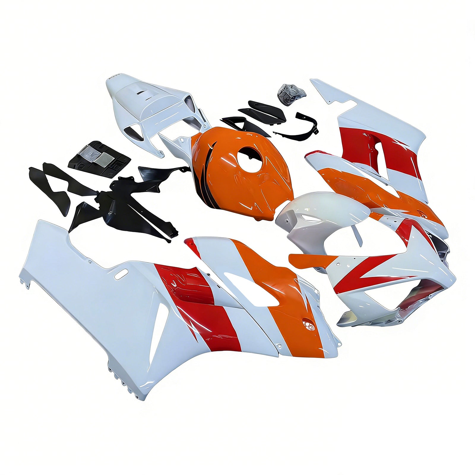 Fairings 2004-2005 Honda CBR 1000 RR White Orange Repsol Generic