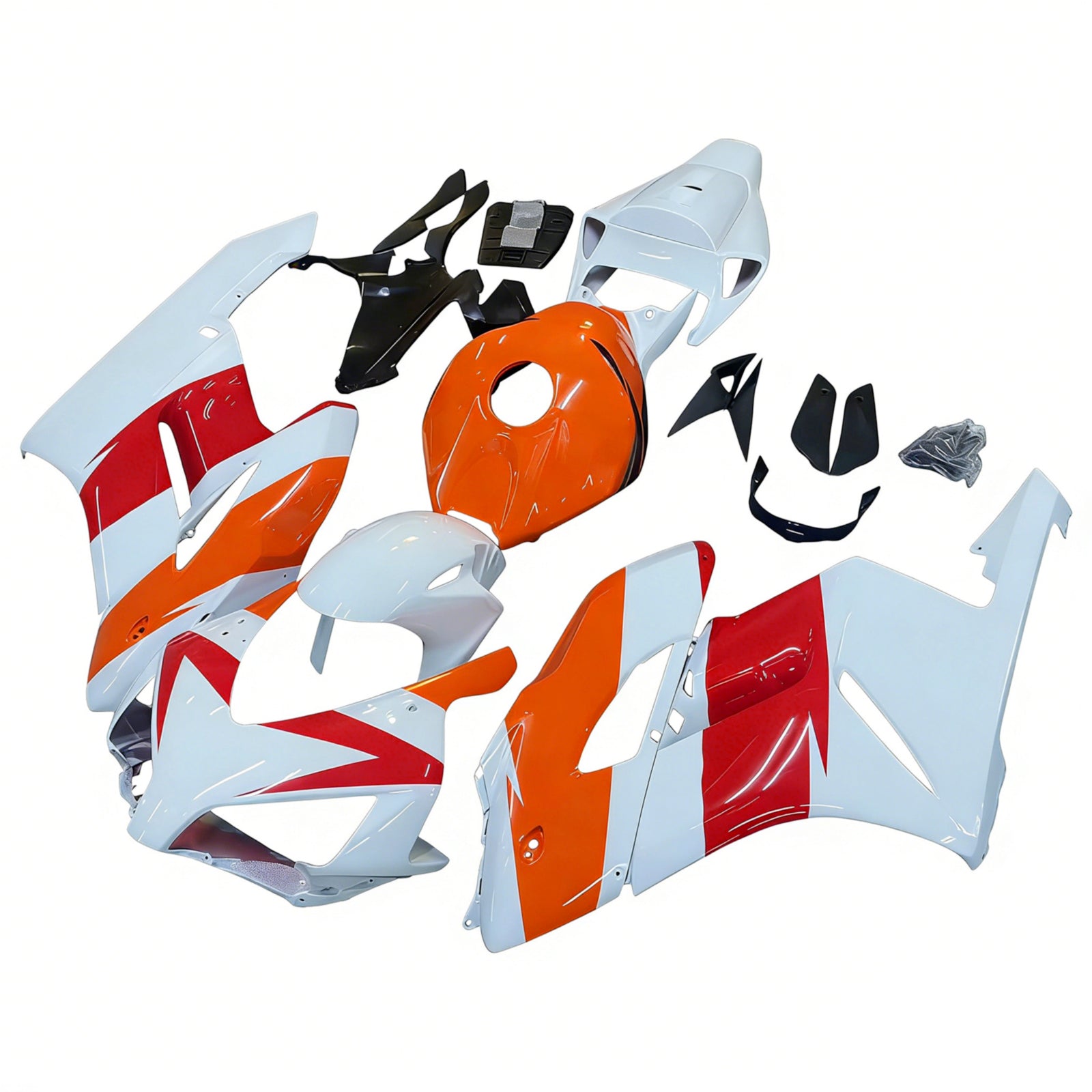 Fairings 2004-2005 Honda CBR 1000 RR White Orange Repsol Generic
