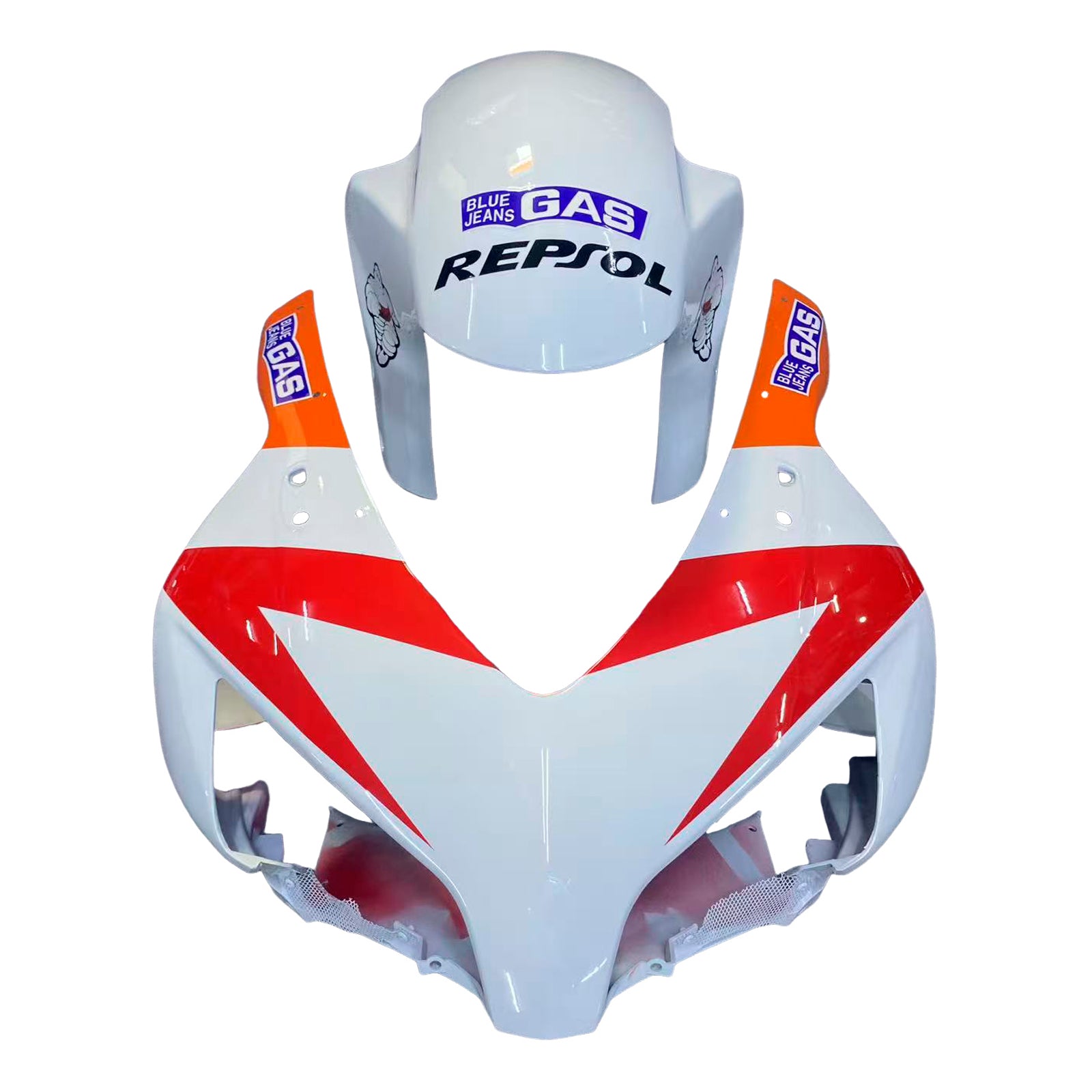 Fairings 2004-2005 Honda CBR 1000 RR White Orange Repsol Generic