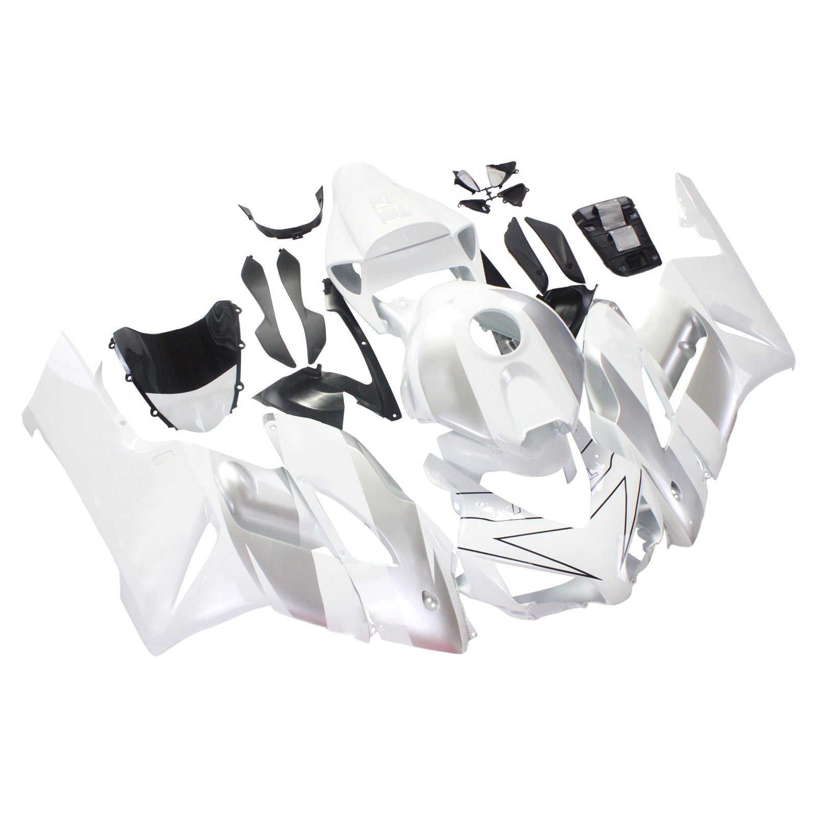 Fairings 2004-2005 Honda CBR 1000 RR White Silver Repsol Generic